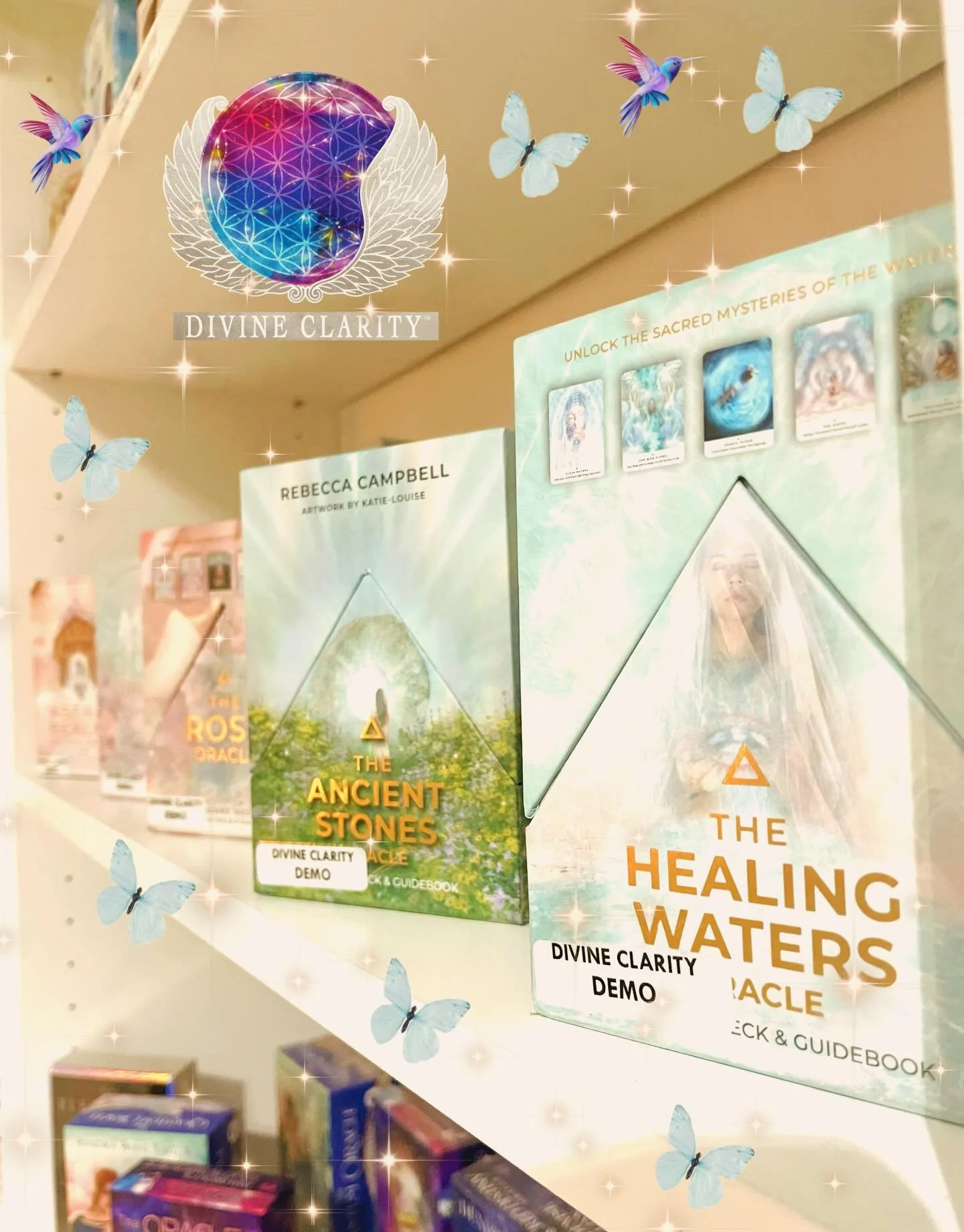 We are your one stop shop for Oracle and Tarot decks 🃏 

Did you know almost all of our decks have Demo decks? You can see and play with our Tarot and Oracle decks to make sure it&rsquo;s the deck for you 💫

🔮 We&rsquo;re open 9am - 7pm today! Com