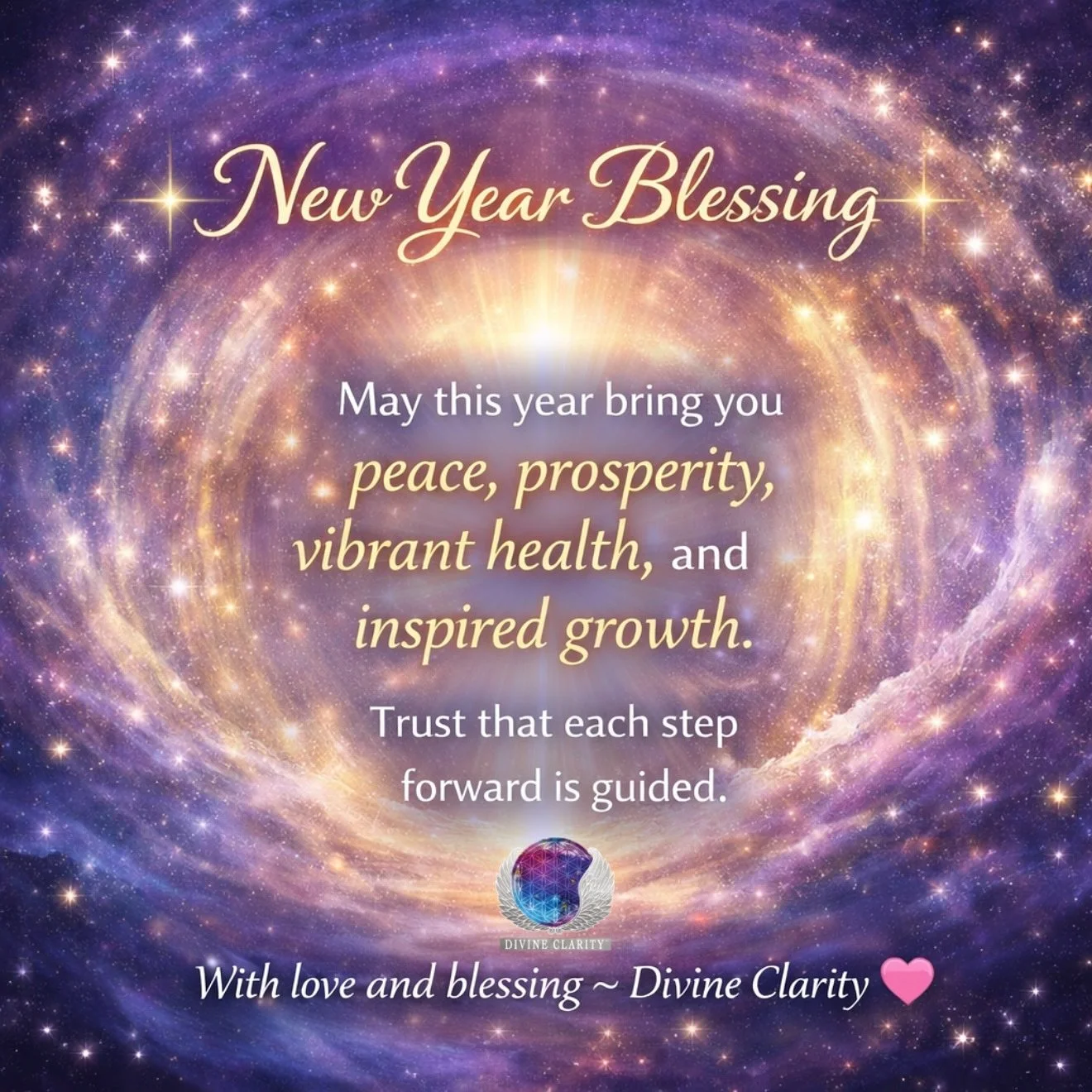 🌿 New Year Blessing 🌿

As a new year begins, we send love, clarity, and blessing into the path ahead.

May this year bring you peace, prosperity, vibrant health, and inspired growth. Trust that each step forward is guided.

We are honoured to conti