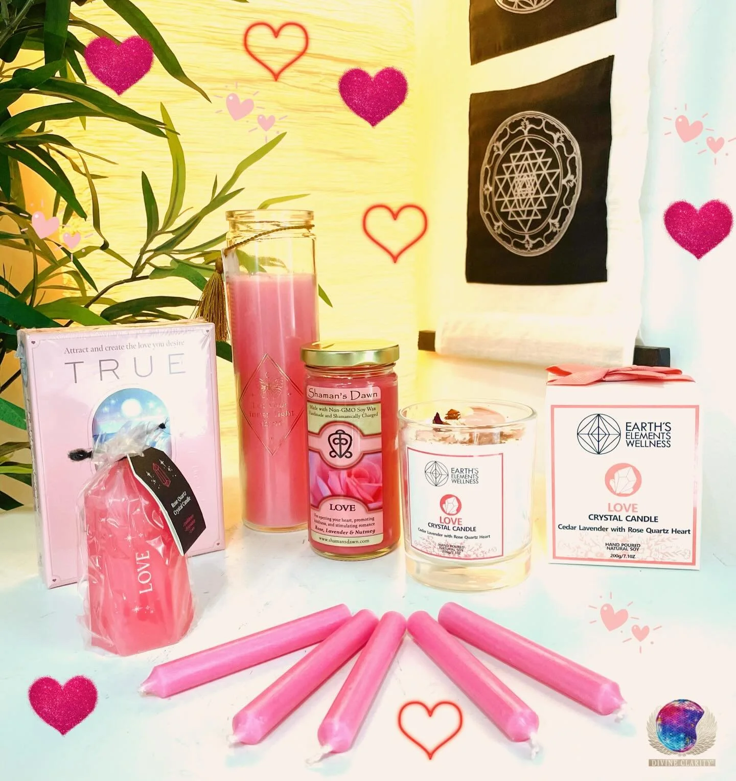 🩷We&rsquo;re open 10am - 6pm today! Come stop by our shop at 2071 Portage Avenue and check out all our new magical goodies we have to offer! 🩷

✨We also have an online shop: www.divineclarity.com 
Open 24/7, where you can check out everything we ha