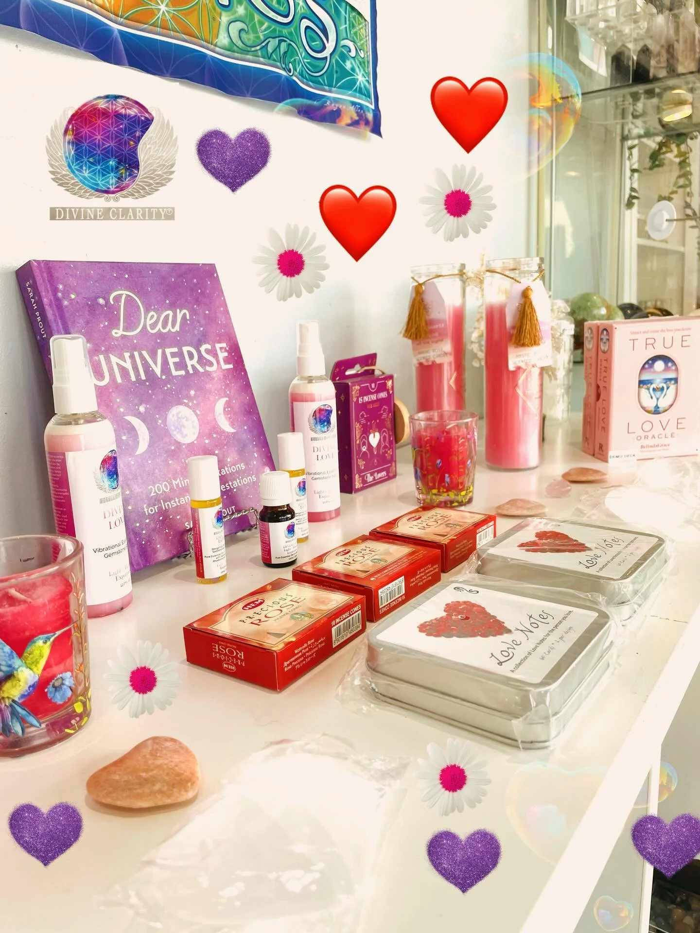 🫧🪭Today we&rsquo;re open 9am- 7pm! Come stop by our shop at 2071 Portage Avenue and check out all our new magical goodies we have to offer! 🪭🫧

🩷We also have an online shop: www.divineclarity.com 
Open 24/7, where you can check out everything we