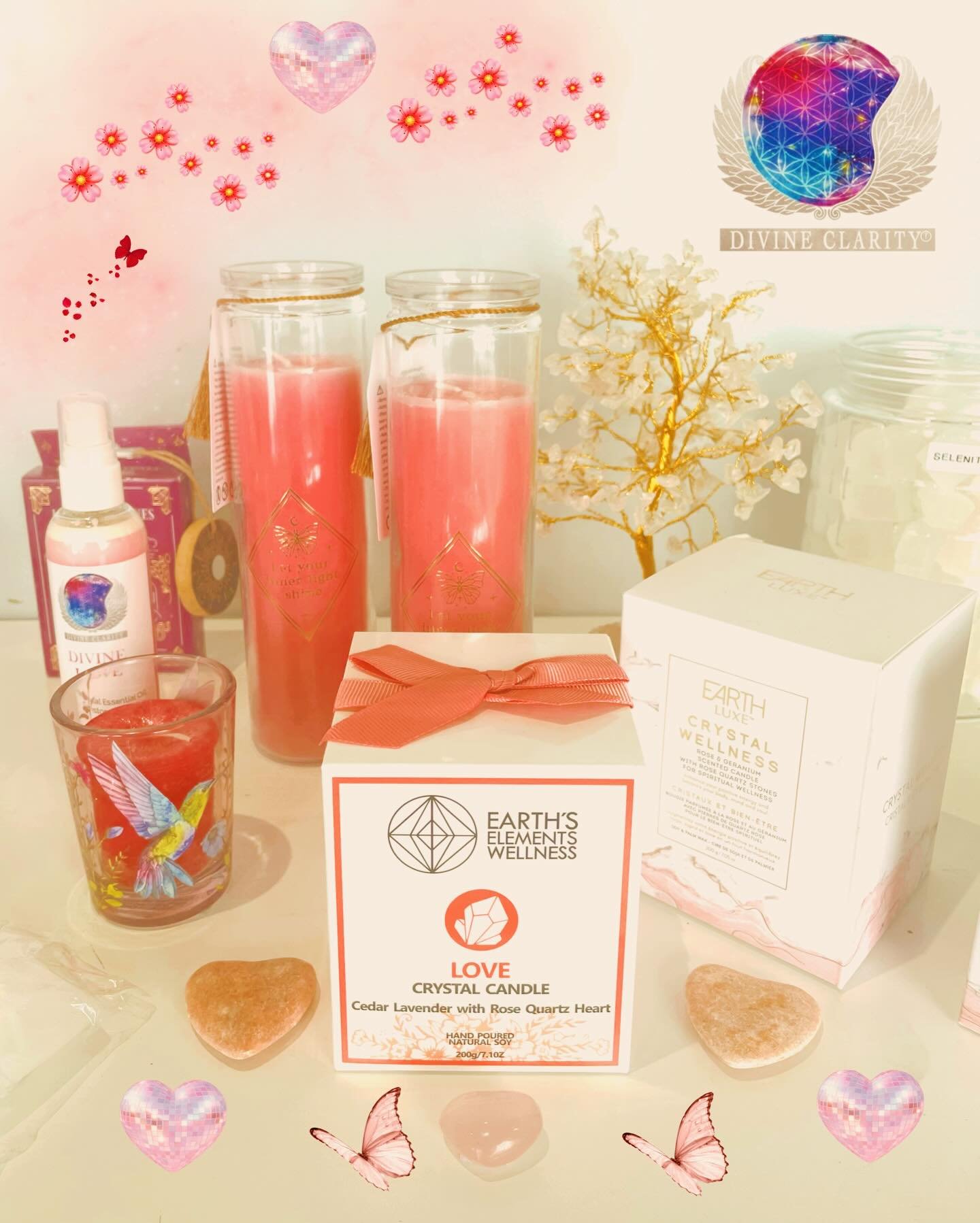 Happy Valentine&rsquo;s Day from all of us at Divine Clarity 🩷💕🩷✨

We are here for you today from 9am -5pm for any last minute Valentine&rsquo;s Day needs you have 🩷✨

Come visit us at 2071 Portage Ave today 💫

✨We also have an online shop: www.