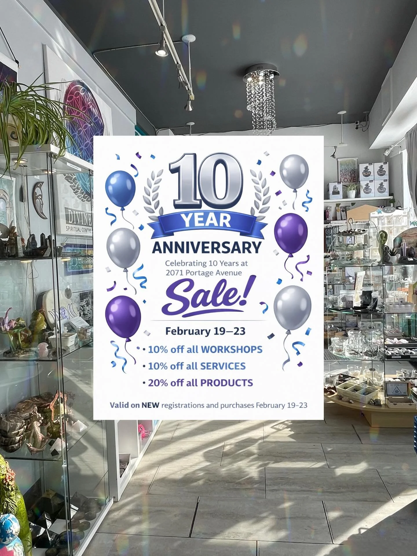 💜Today is the 3rd day of our 10 Year anniversary sale!!💜

We are open for in person shopping at 2071 Portage Ave. today from 9AM-5PM

Come take advantage of these great deals while you still can! Sale ends Feb 23rd.

Shop 24/7/365 online at https:/