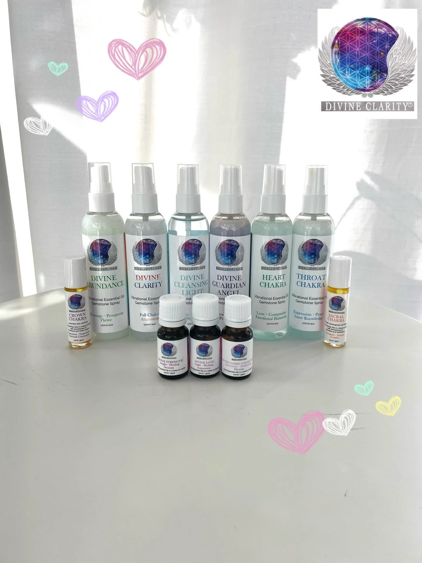 Whatever your spiritual needs may be, Divine Clarity has got you covered with our essential oils, roll ons, and sprays! 

🔮 We&rsquo;re open 9am - 5pm today! Come stop by our shop at 2071 Portage Avenue and check out all our new magical goodies we h
