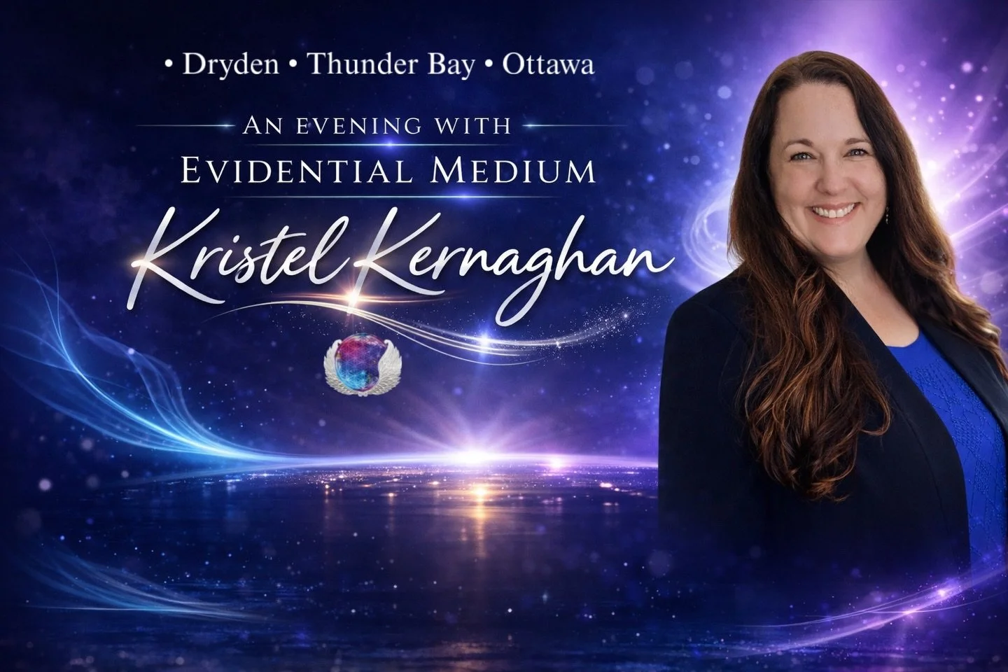 ✨ Ontario Tour Dates Announced ✨

Dryden &ndash; April 9
Thunder Bay &ndash; April 11
Ottawa &ndash; July 9

Divine Clarity is excited to announce that Evidential Medium Kristel Kernaghan is bringing her Evening Gallery Medium Readings to Ontario.

T