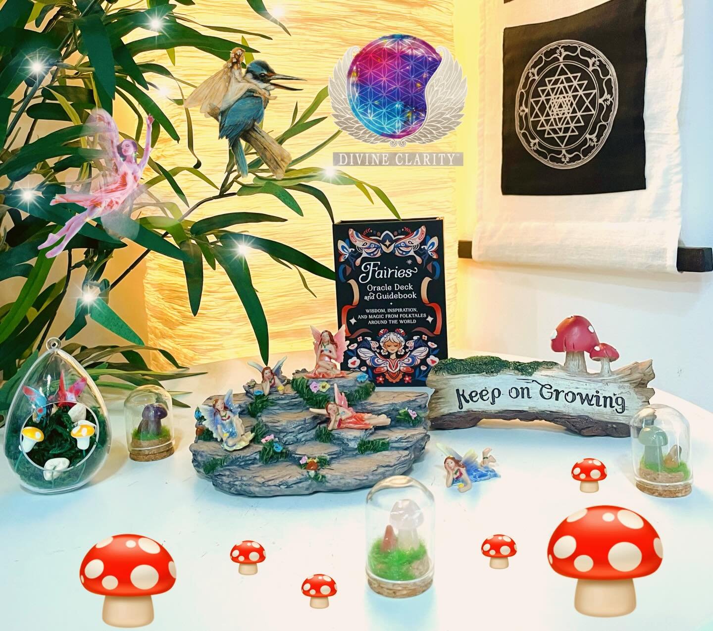 🍄 We&rsquo;re open 10am - 6pm today! Come stop by our shop at 2071 Portage Avenue and check out all our new magical goodies we have to offer! 🍄 

✨We also have an online shop: www.divineclarity.com 
Open 24/7, where you can check out everything we 