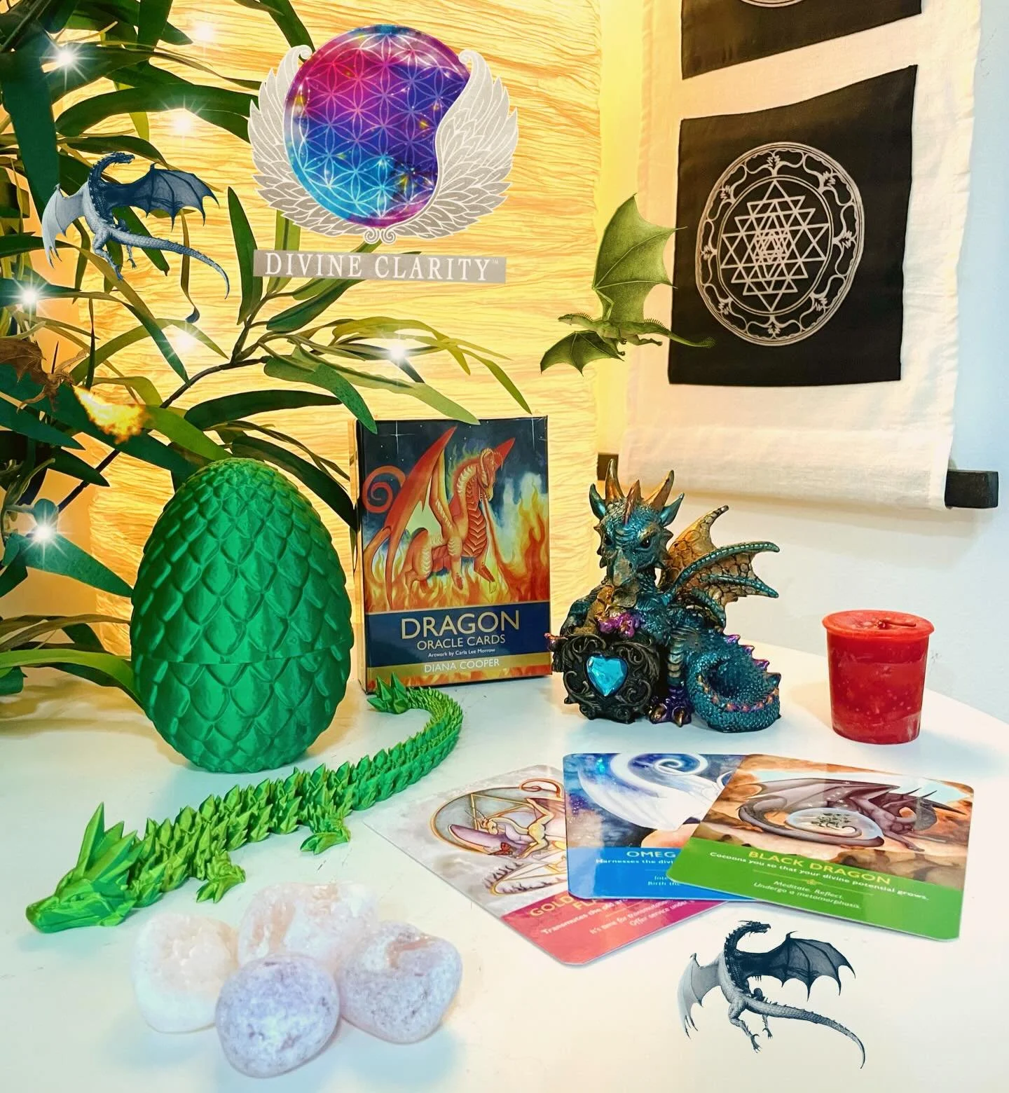 🐉 DRAGONS 🐉 

🔥 We&rsquo;re open 10am - 6pm today! Come stop by our shop at 2071 Portage Avenue and check out all our new magical goodies we have to offer! 🔥 

✨We also have an online shop: www.divineclarity.com 
Open 24/7, where you can check ou