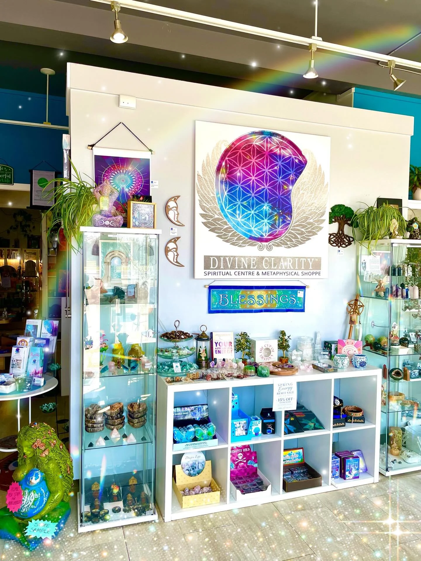 🌷Today is your last day to enjoy our Spring Energy Reset sale, all products are 15% off both in-person and online! Catch it before it&rsquo;s gone🌷

🔮 We&rsquo;re open 10am - 6pm today! Come stop by our shop at 2071 Portage Avenue and check out al
