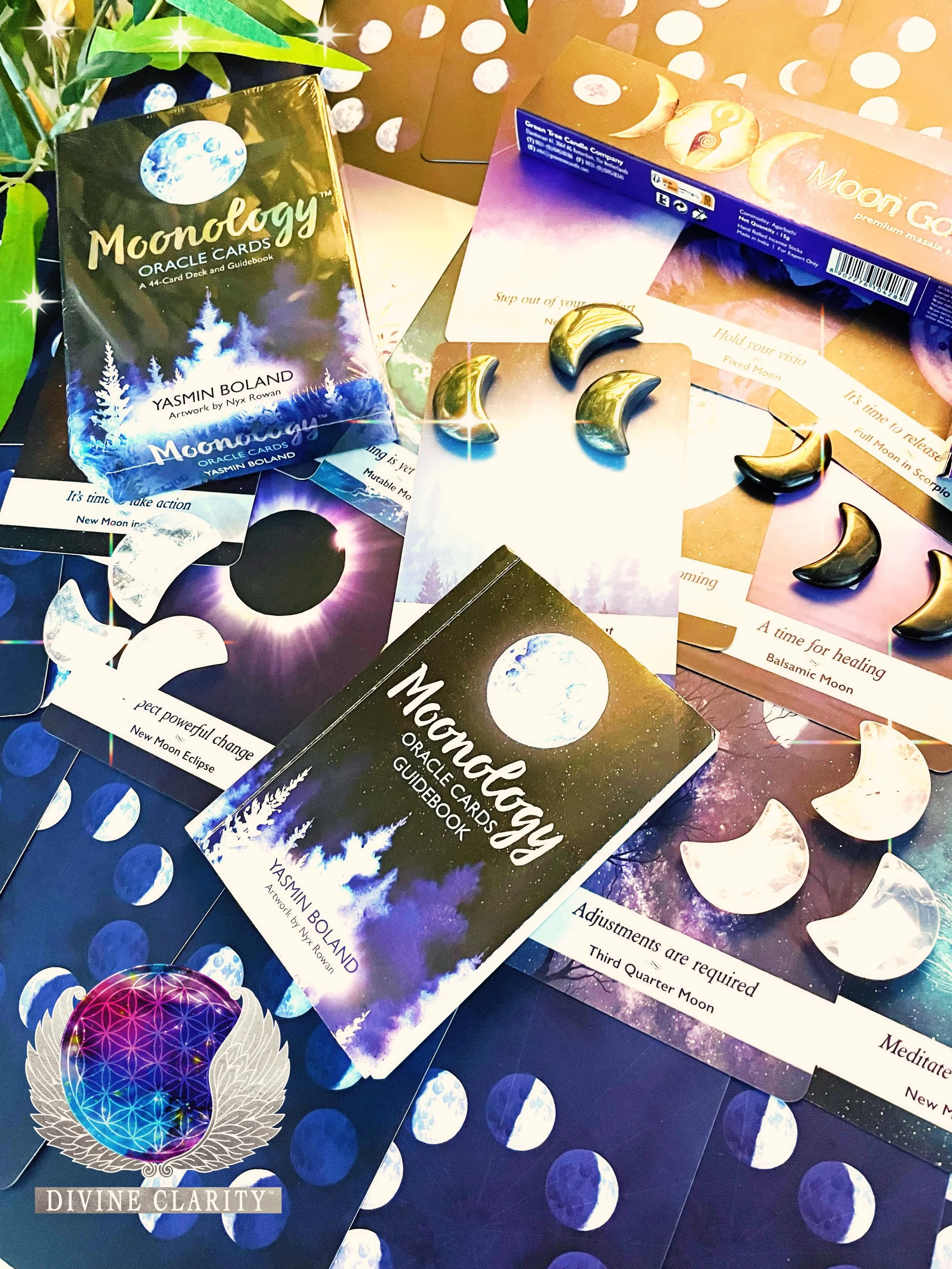 🌜Come visit us today between 10am &amp; 6pm at 2071 Portage ave and see all the magical items we have to prepare you for the full moon on Friday 🌜

✨We also have an online shop: www.divineclarity.com 
Open 24/7, where you can check out everything w
