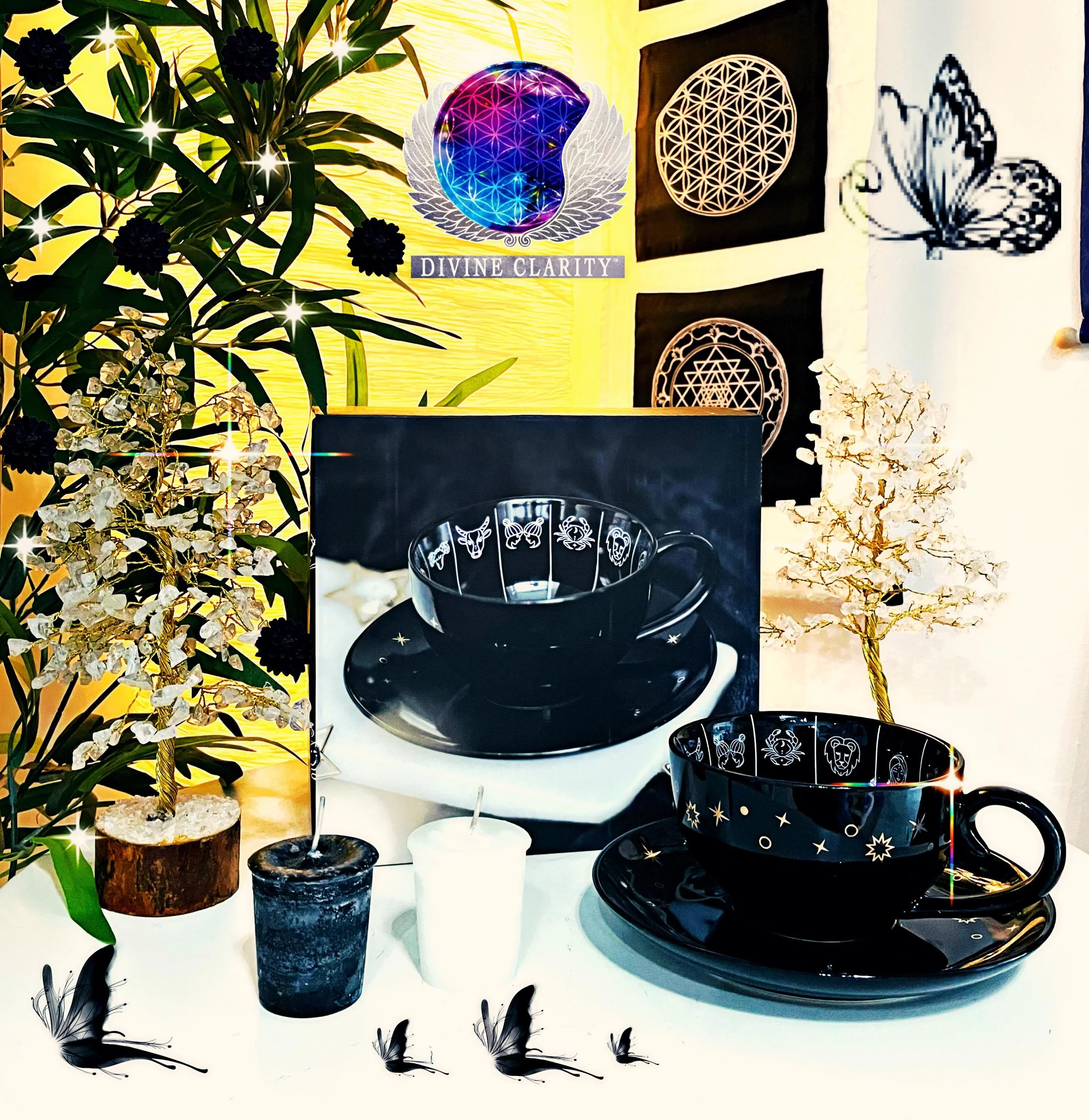 🫖 Come visit us today between 9am &amp; 7pm at 2071 Portage Ave and see all the different types of Tea Leaf reading kits we have in the shoppe 🫖 

✨We also have an online shop: www.divineclarity.com 
Open 24/7, where you can check out everything we