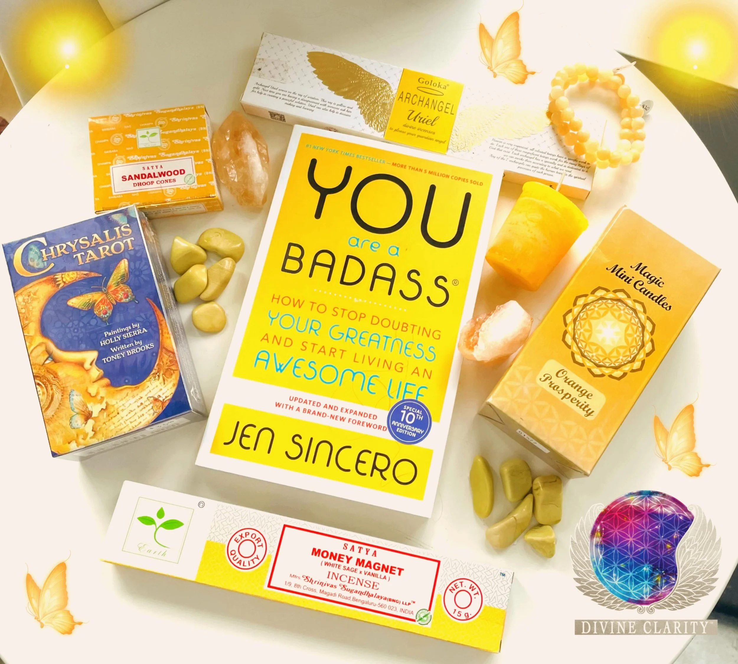 Looking for some sunshine today? 🌞 

Come visit us at 2071 Portage Ave between 9am &amp; 7pm and check out all the amazing items we have to brighten your day 💛✨ 

✨We also have an online shop: www.divineclarity.com 
Open 24/7, where you can check o