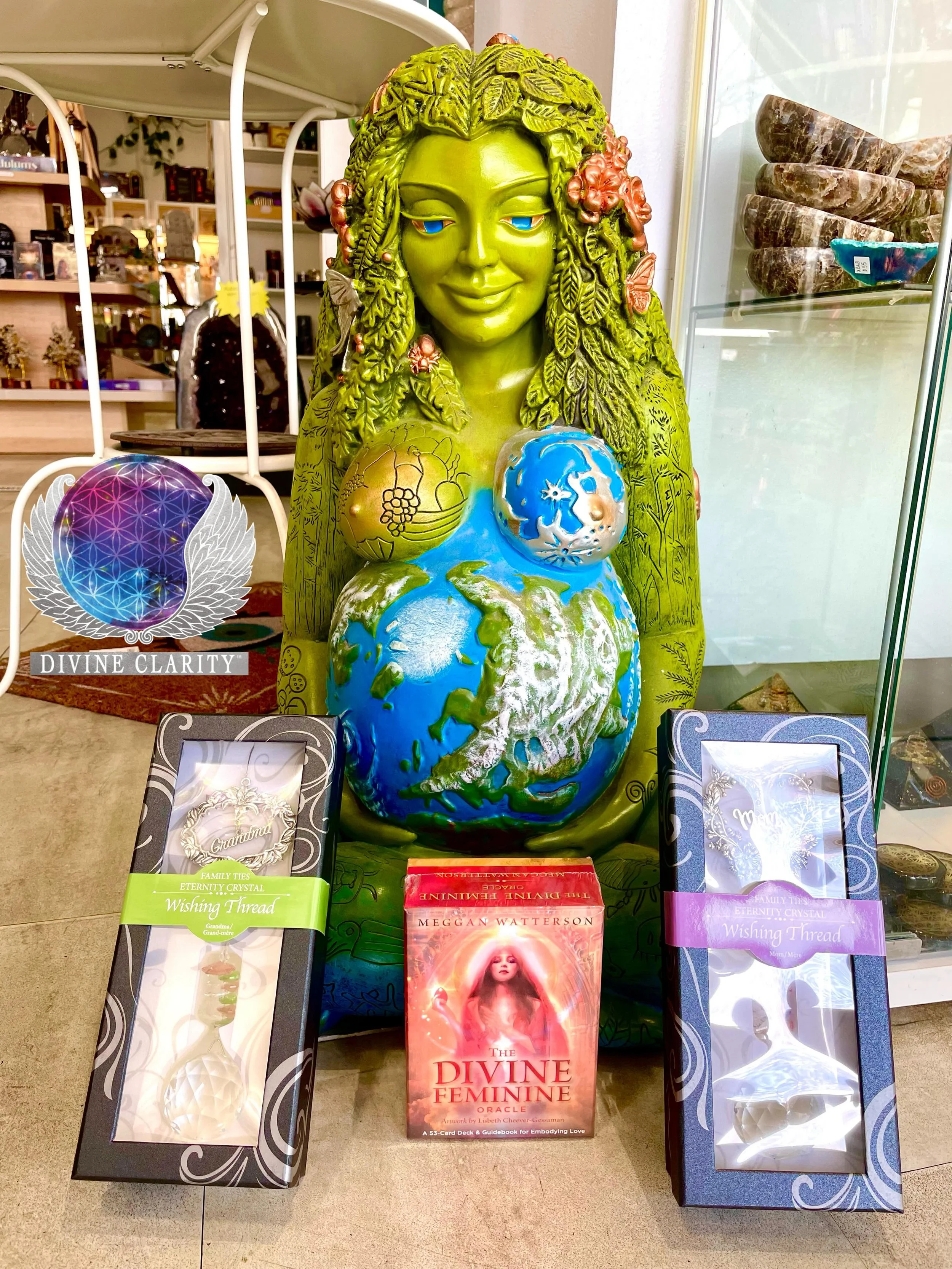 💎Come check out our Mother&rsquo;s Day sale! All of our hanging crystals, suncatchers, and wind chimes are on sale for 20% off! 💎

🔮 We&rsquo;re open 9am - 5pm today! Come stop by our shop at 2071 Portage Avenue and check out all our new magical g