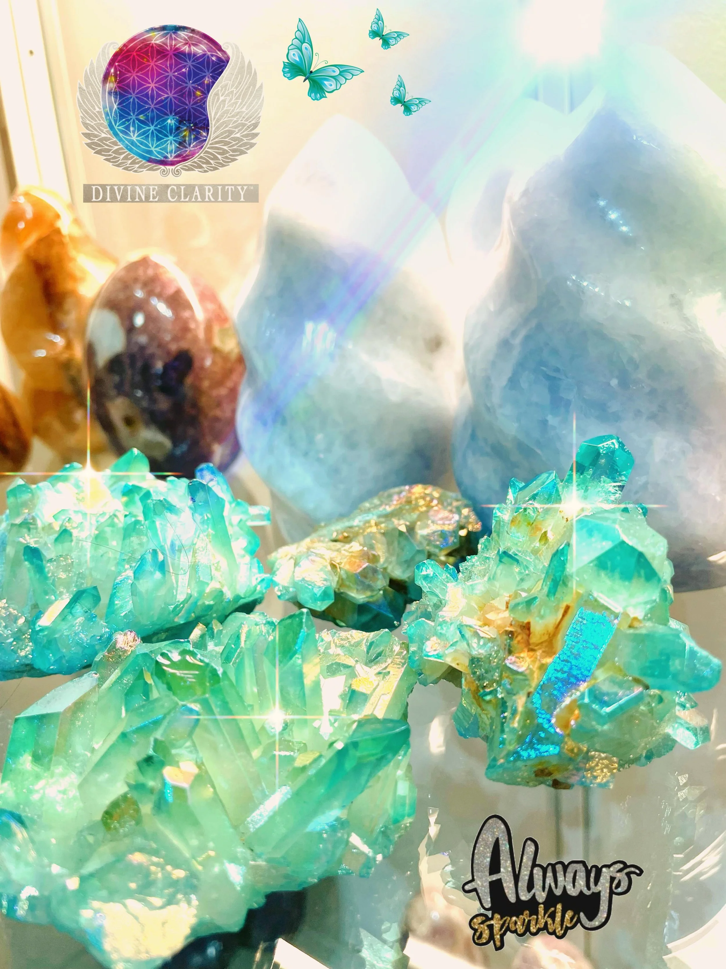 Looking to get out of the clouds today and find some good energy? ⛅️ 

Come visit us at Divine Clarity between 10am &amp; 6pm at 2071 Portage Ave and feel all the good energy of the shoppe 💛💫

✨We also have an online shop: www.divineclarity.com 
Op