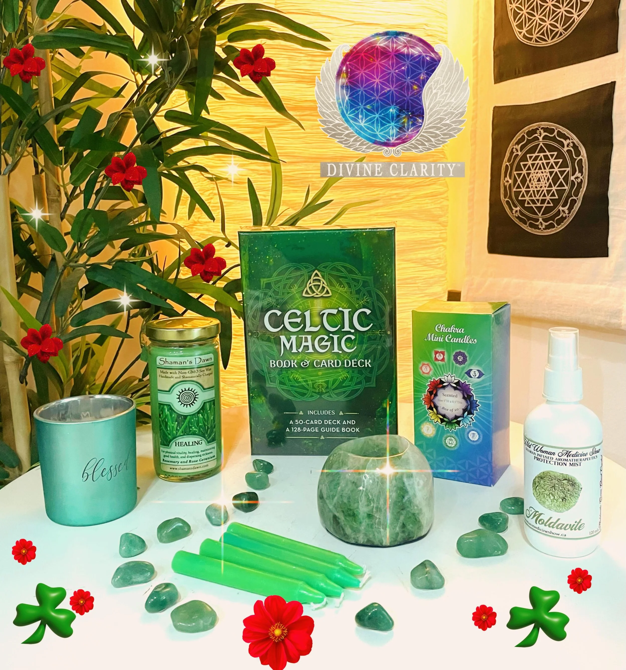 🌺 We&rsquo;re open 9am - 7pm today! Come stop by our shop at 2071 Portage Avenue and check out all our new magical goodies we have to offer! 🌺 

✨We also have an online shop: www.divineclarity.com 
Open 24/7, where you can check out everything we h