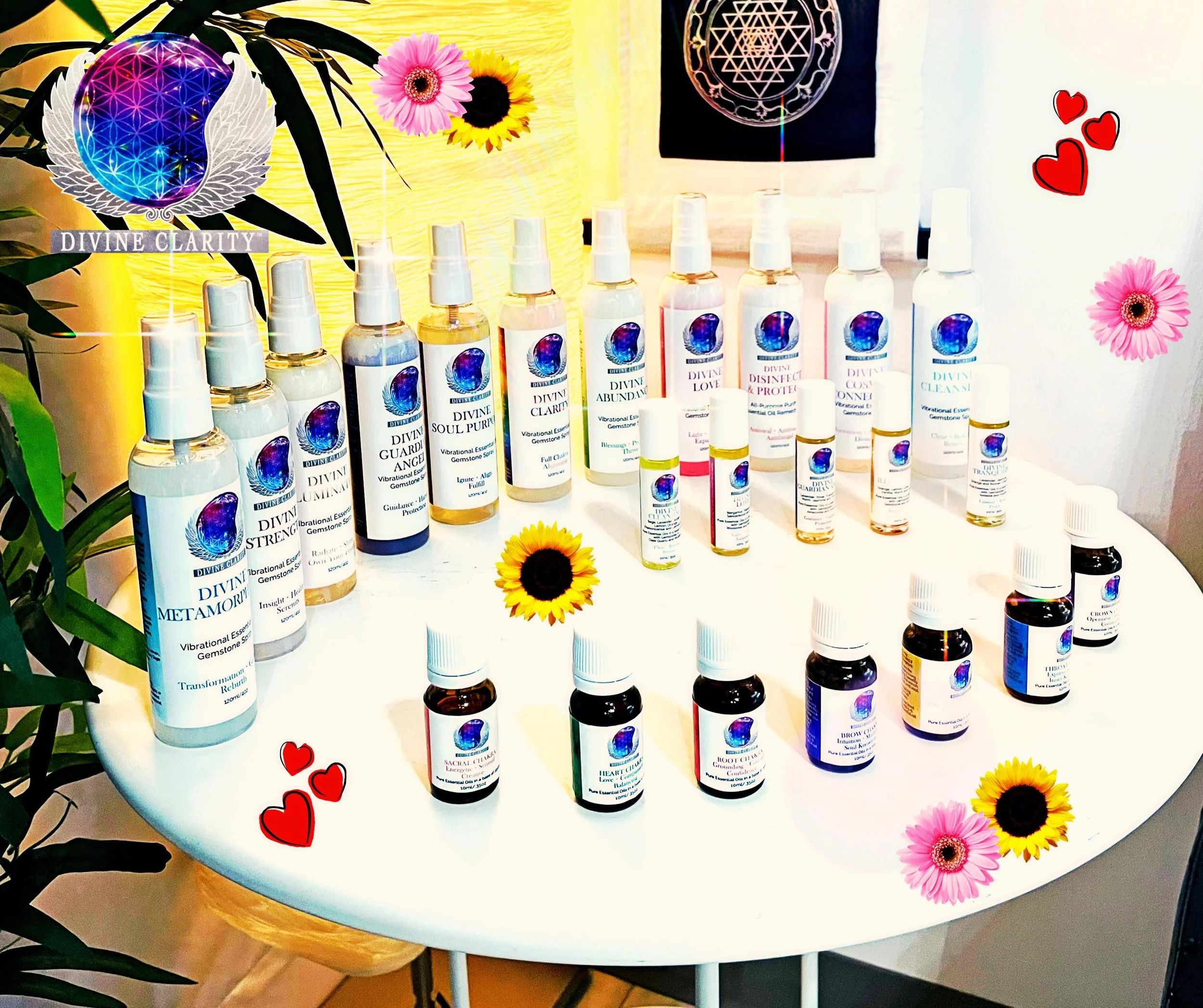 Looking for energetic support throughout your day? 🌞 

Our Divine Clarity signature blends are thoughtfully created to support your energetic and spiritual well being. 

Wether you&rsquo;re seeking balance, grounding, protection, cleansing or chakra