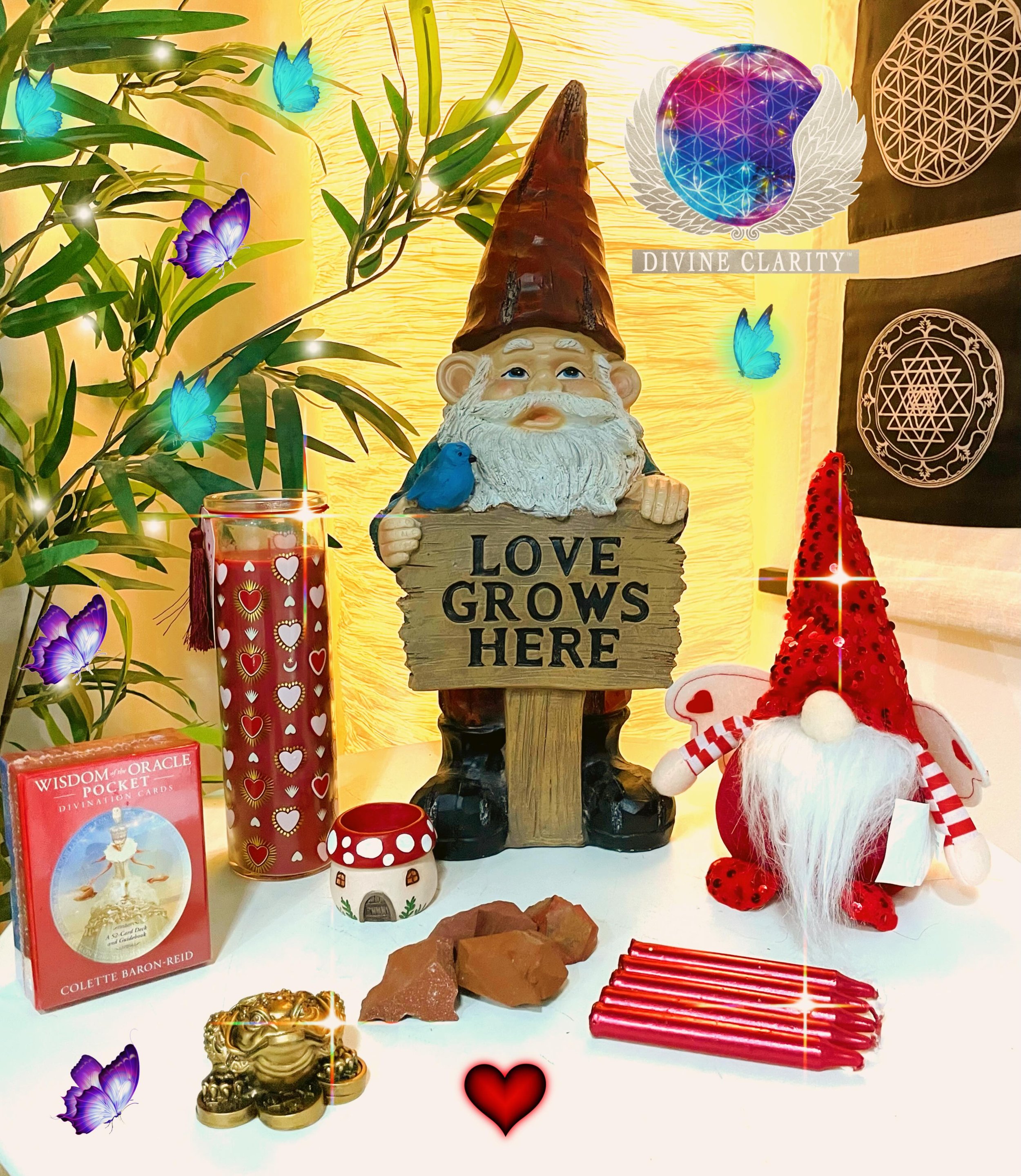 Looking for where Love grows? &hearts;️

Come visit us at 2071 Portage Ave between 9am &amp; 8pm to see all the unique items we have in the shoppe for you 💛

✨We also have an online shop: www.divineclarity.com 
Open 24/7, where you can check out eve