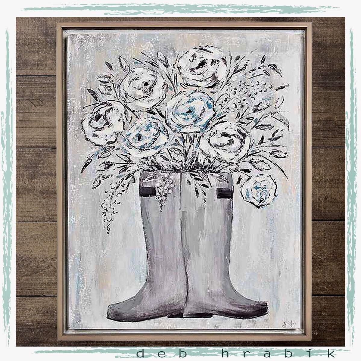 New @kirklands - my &ldquo;Boots and Blooms&rdquo; Framed Canvas Art Print.
I like that it is a large 24&rdquo;x 30&rdquo; . $59.99, but they usually offer a coupon code too. 🤗
.
.
#homedecor #wallart #paletteknife #paletteknifepainting #artprints #