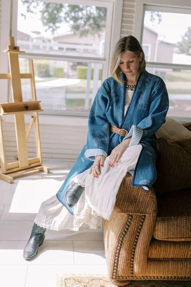 Quinn Indigo Duster