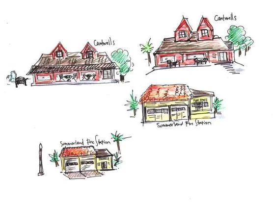 Sketches Summerland Map- SB Magazine
