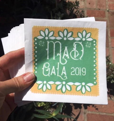  MAD Gala 2019  cocktail napkins 