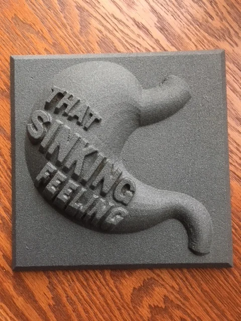 Sinking Feeling: Painted Wood