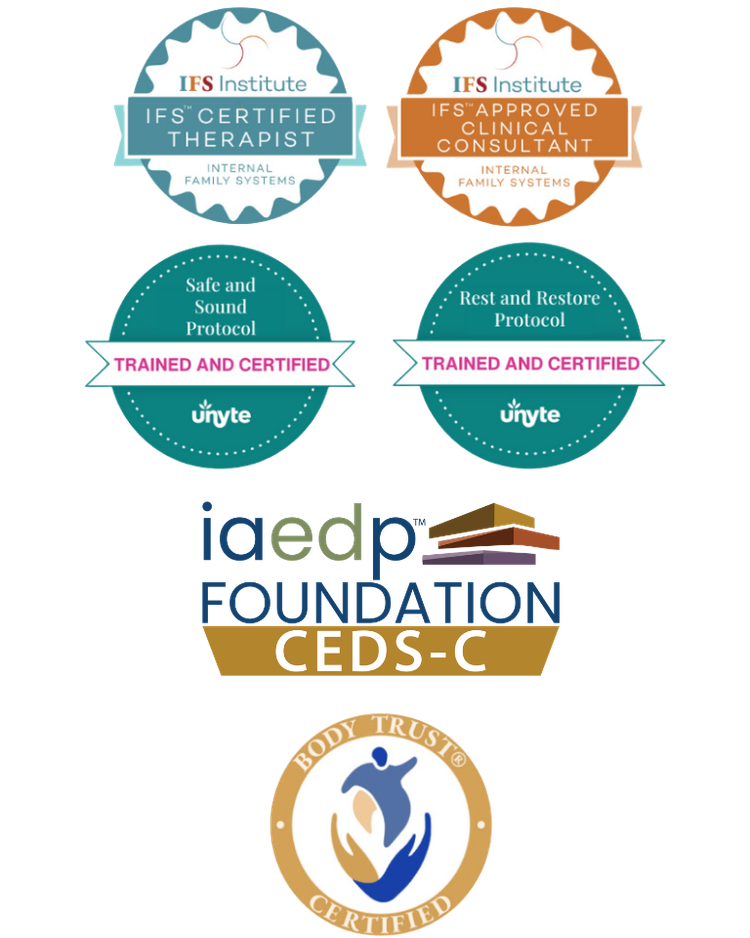 Marcella Cox, IFS Certified Therapist, IFS Approved Clinical Consultant, Safe and Sound Protocol Certified, Rest and Restore Protocol Certified, CEDS-C, Body Trust Certified