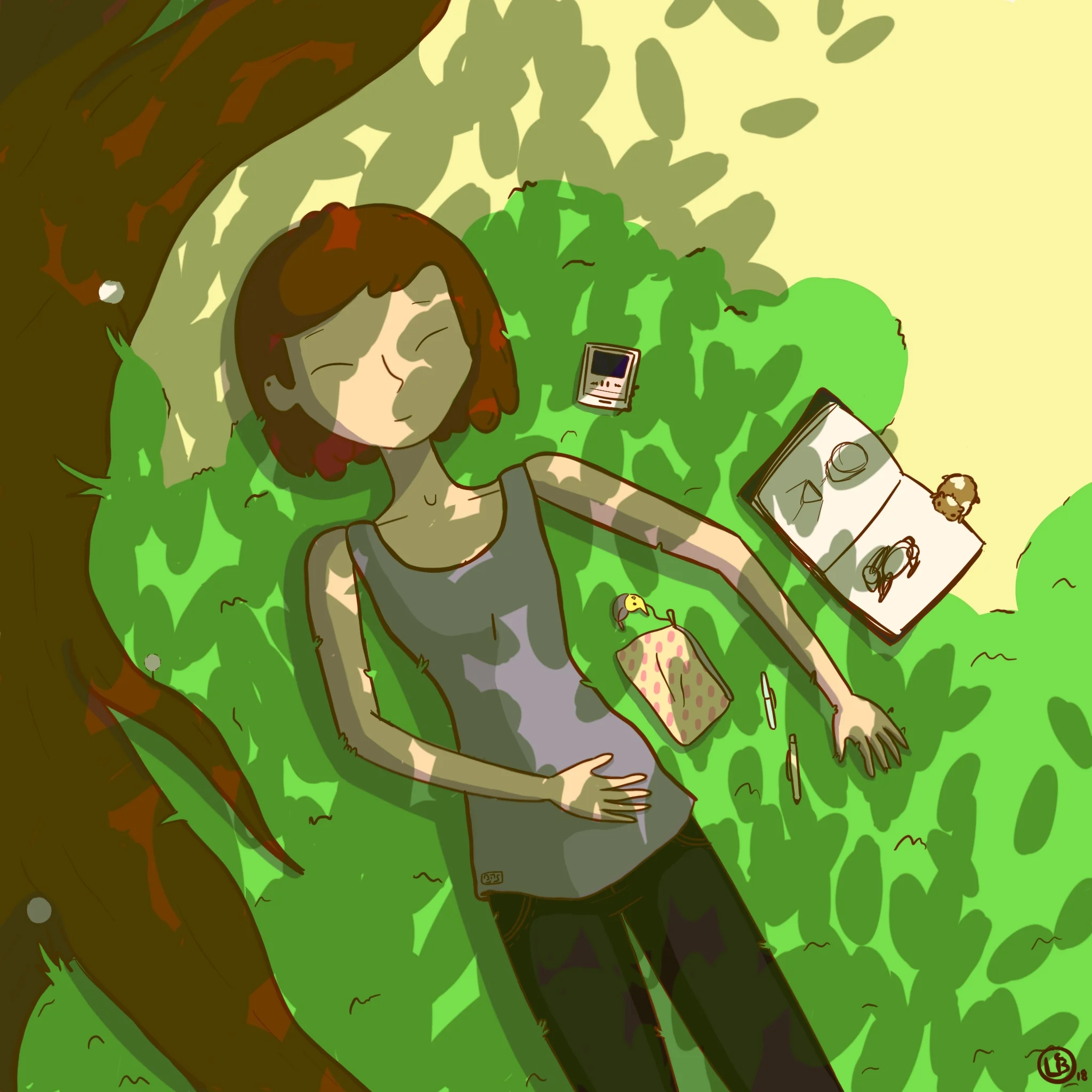 Tree Nap 🌳🖊 (warm)