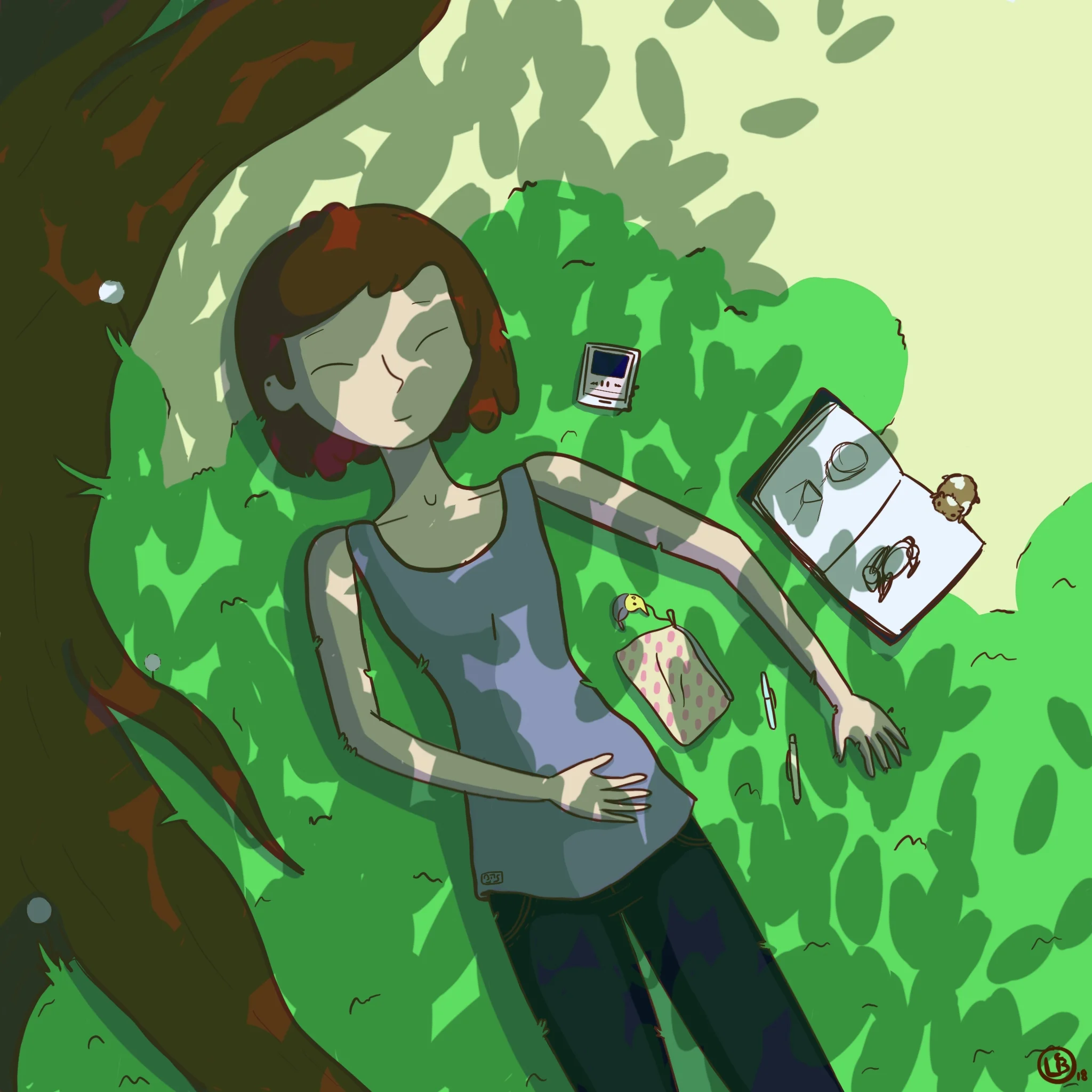 Tree Nap 🌳🖊 (cool)