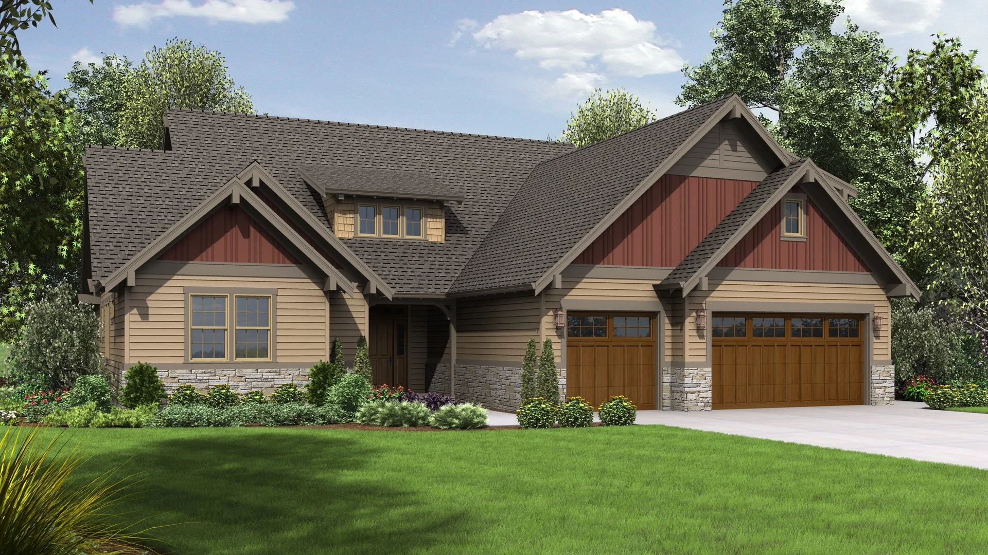 Front exterior rendering