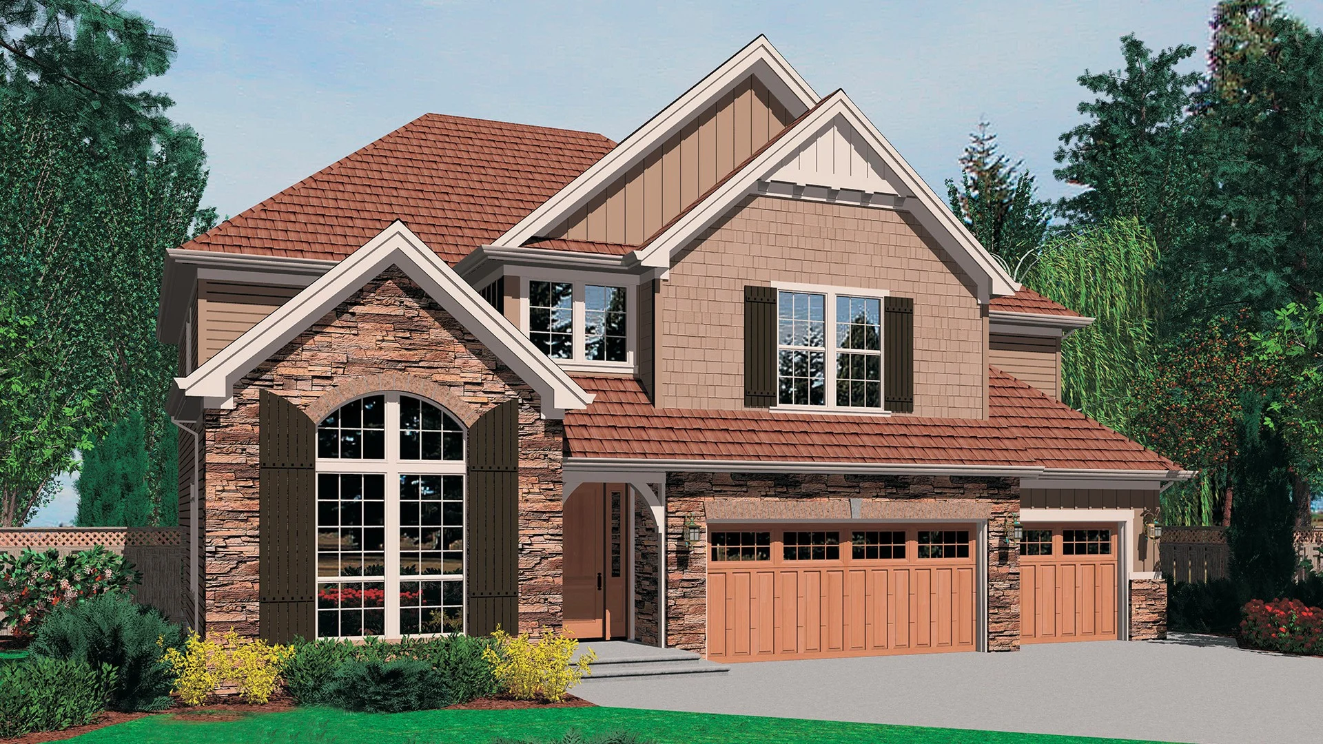Front exterior rendering
