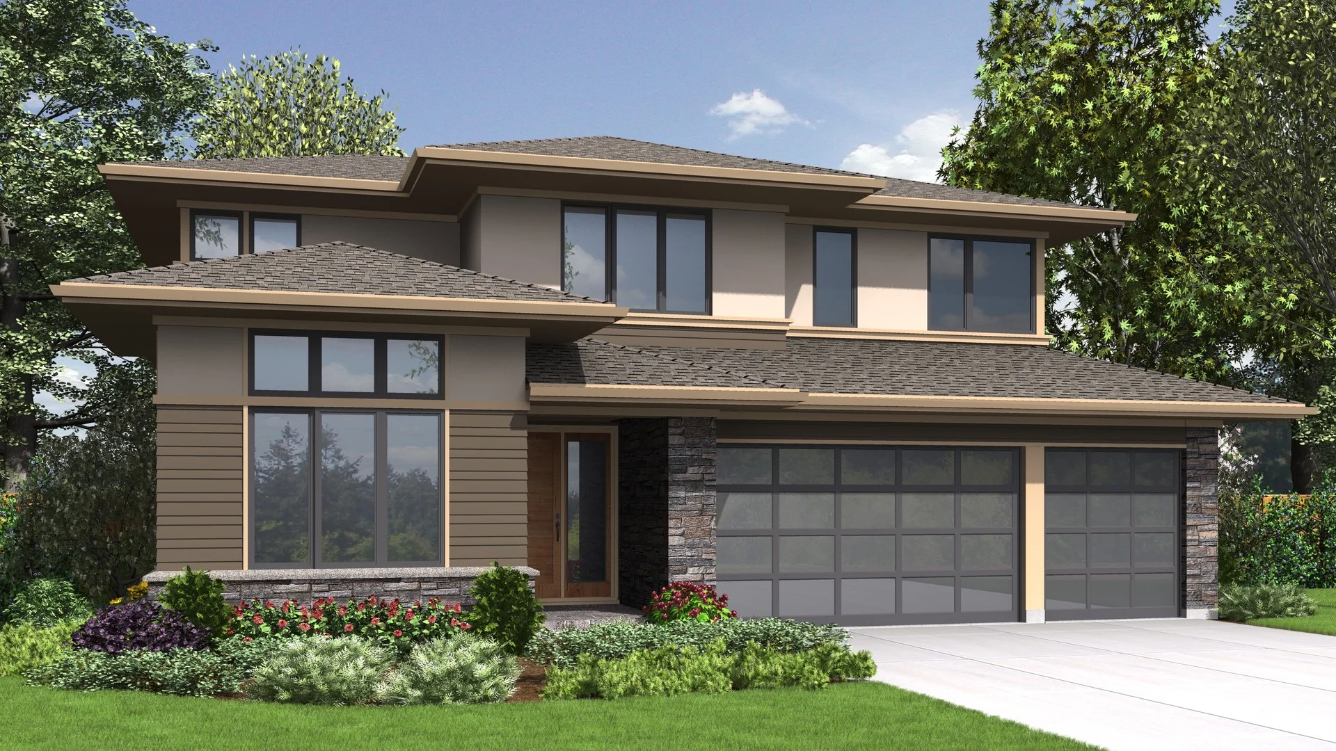 Front exterior rendering