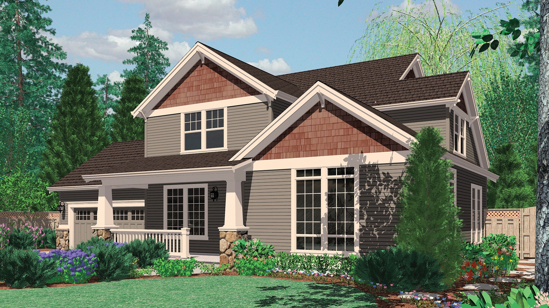Front exterior rendering