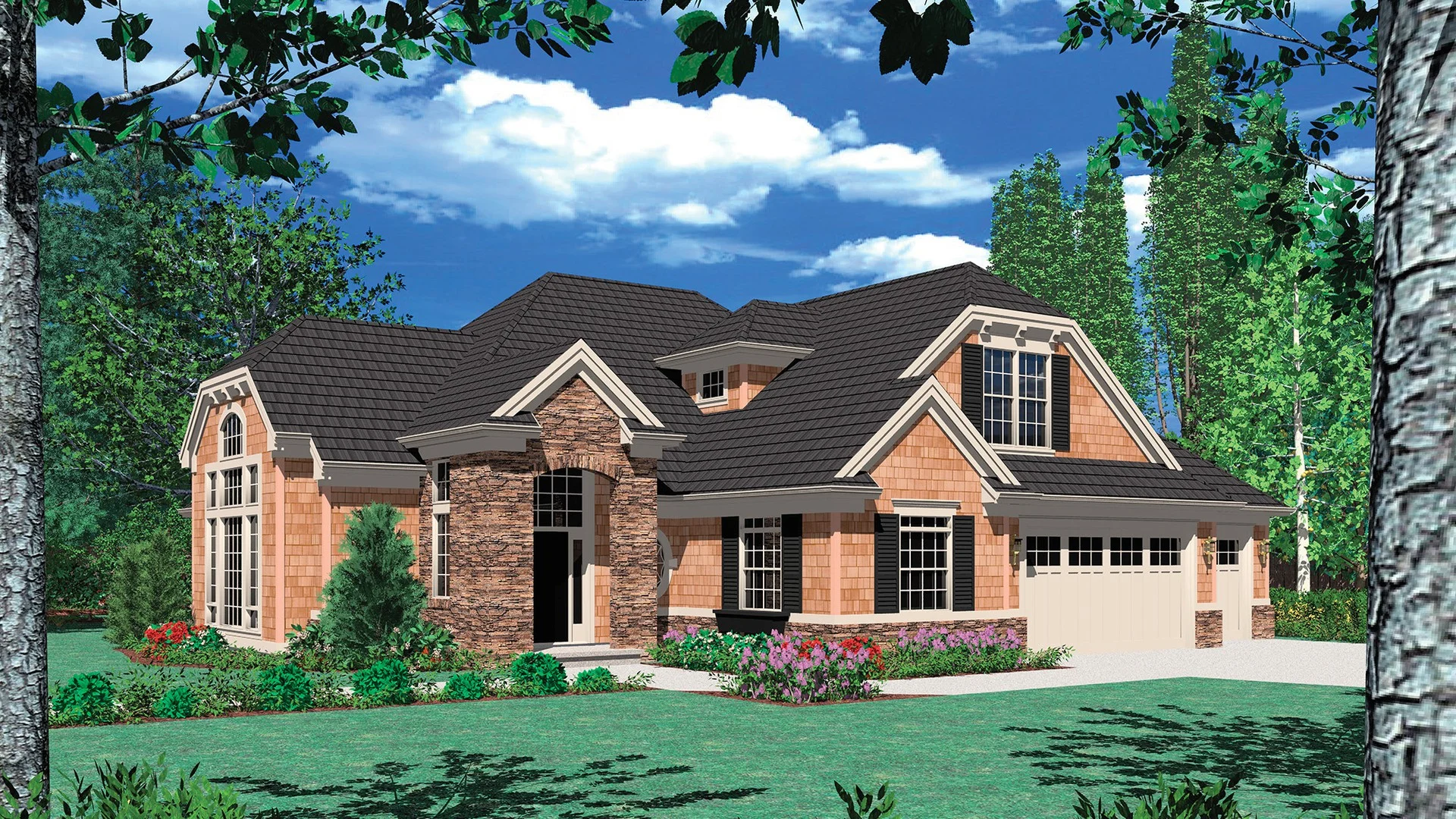 front exterior rendering