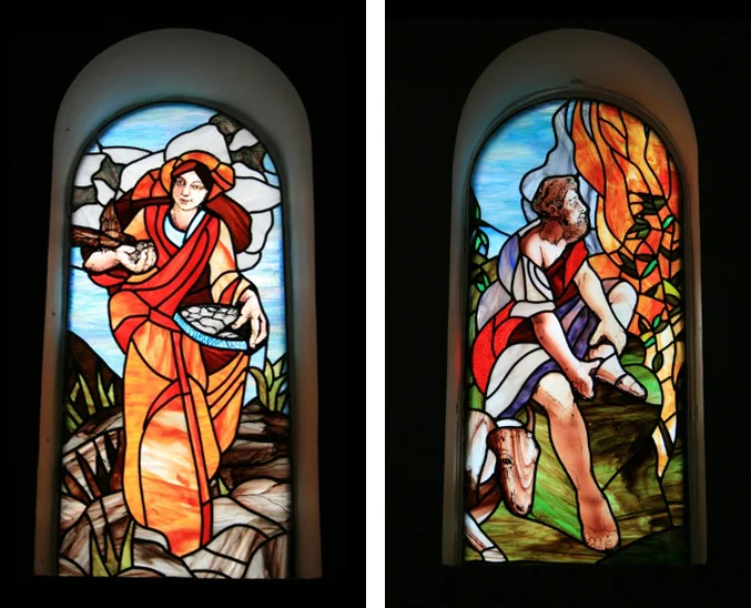 Stories of Eygpt in the Bible-9 Stained Glass windows commissioned by St John’s Church Maadi/Cairo Egypt