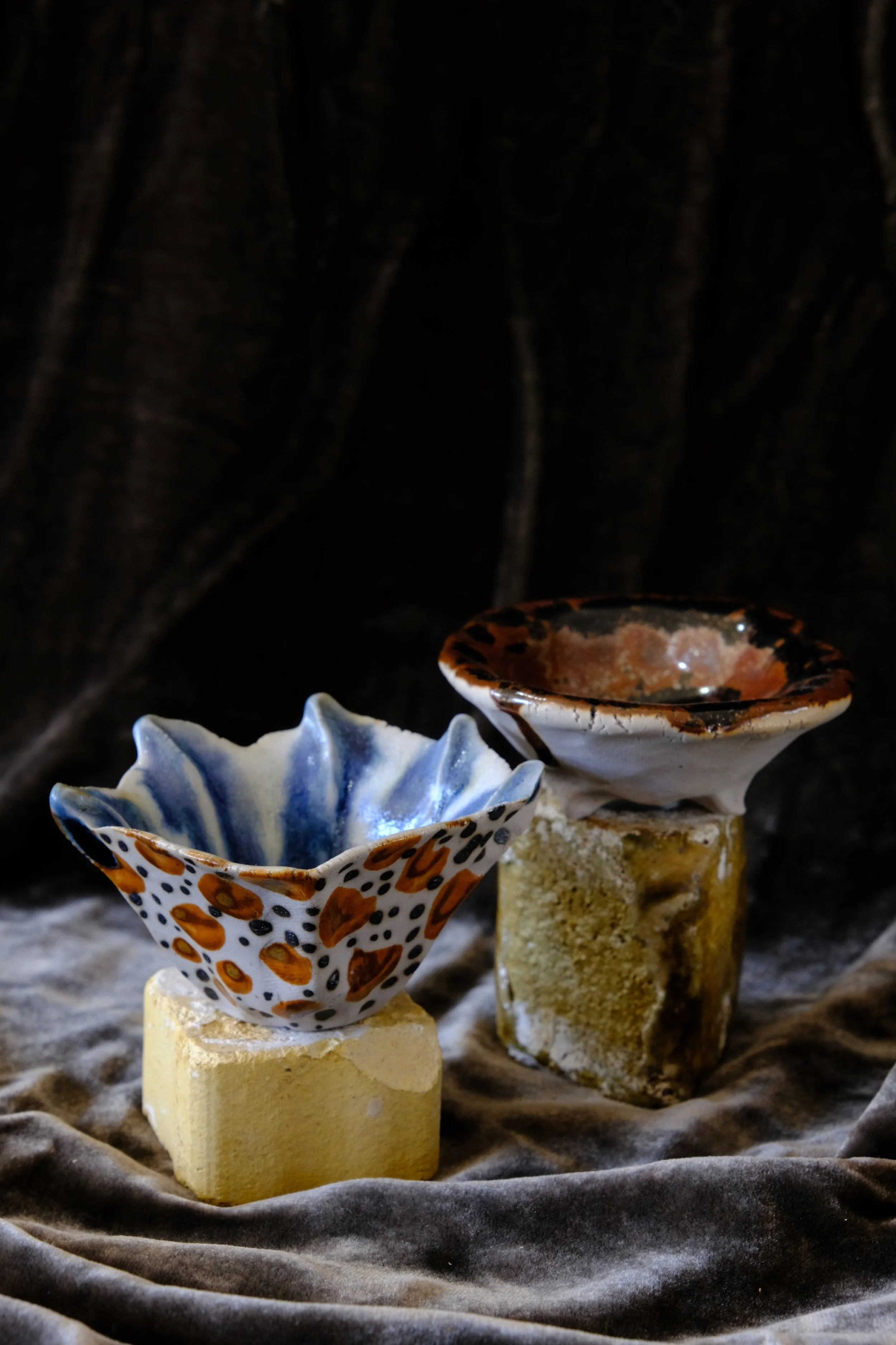 Incense, Oil, Herb, Dish Set