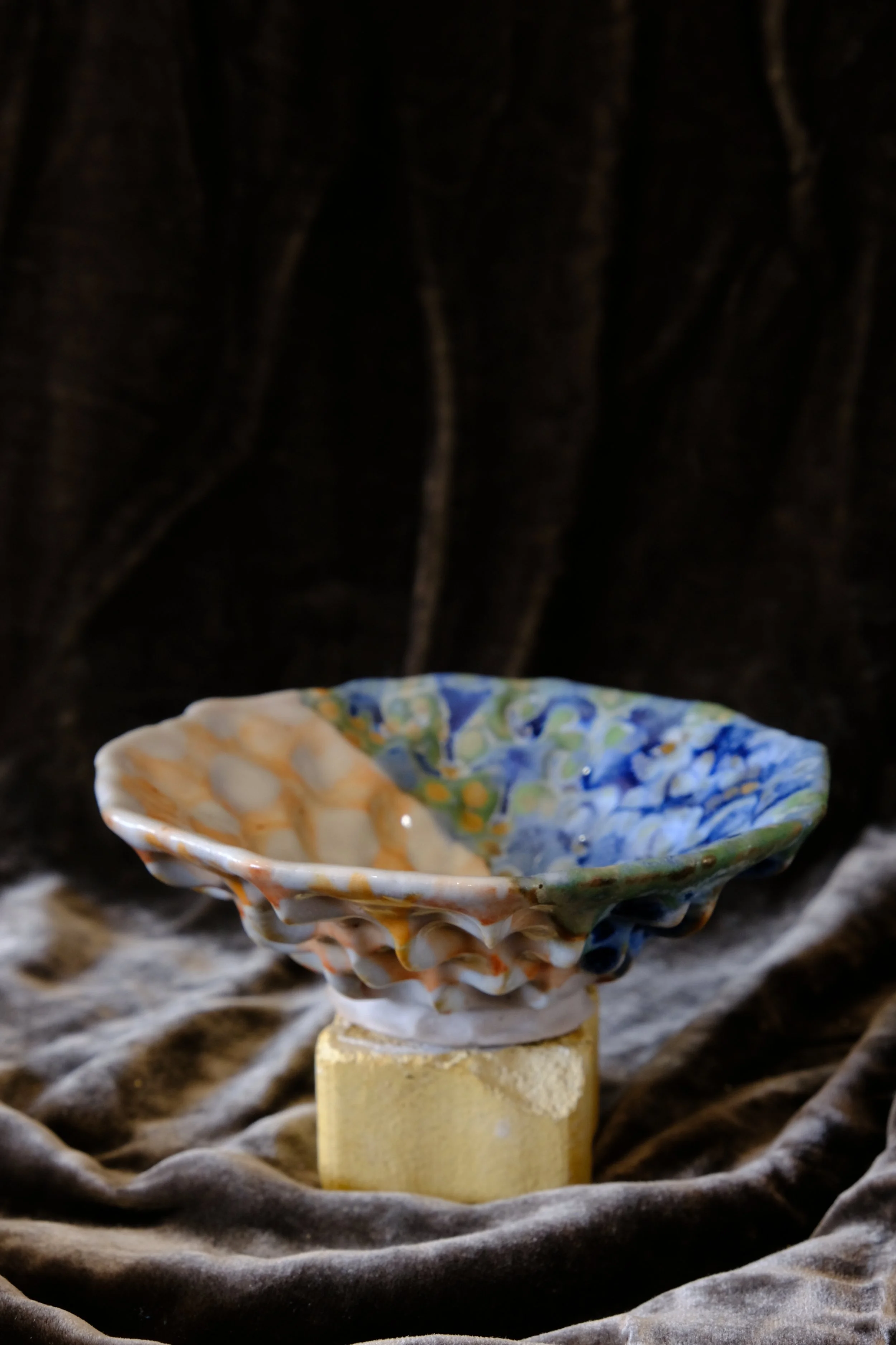 Candle, Incense, Herb, Dish