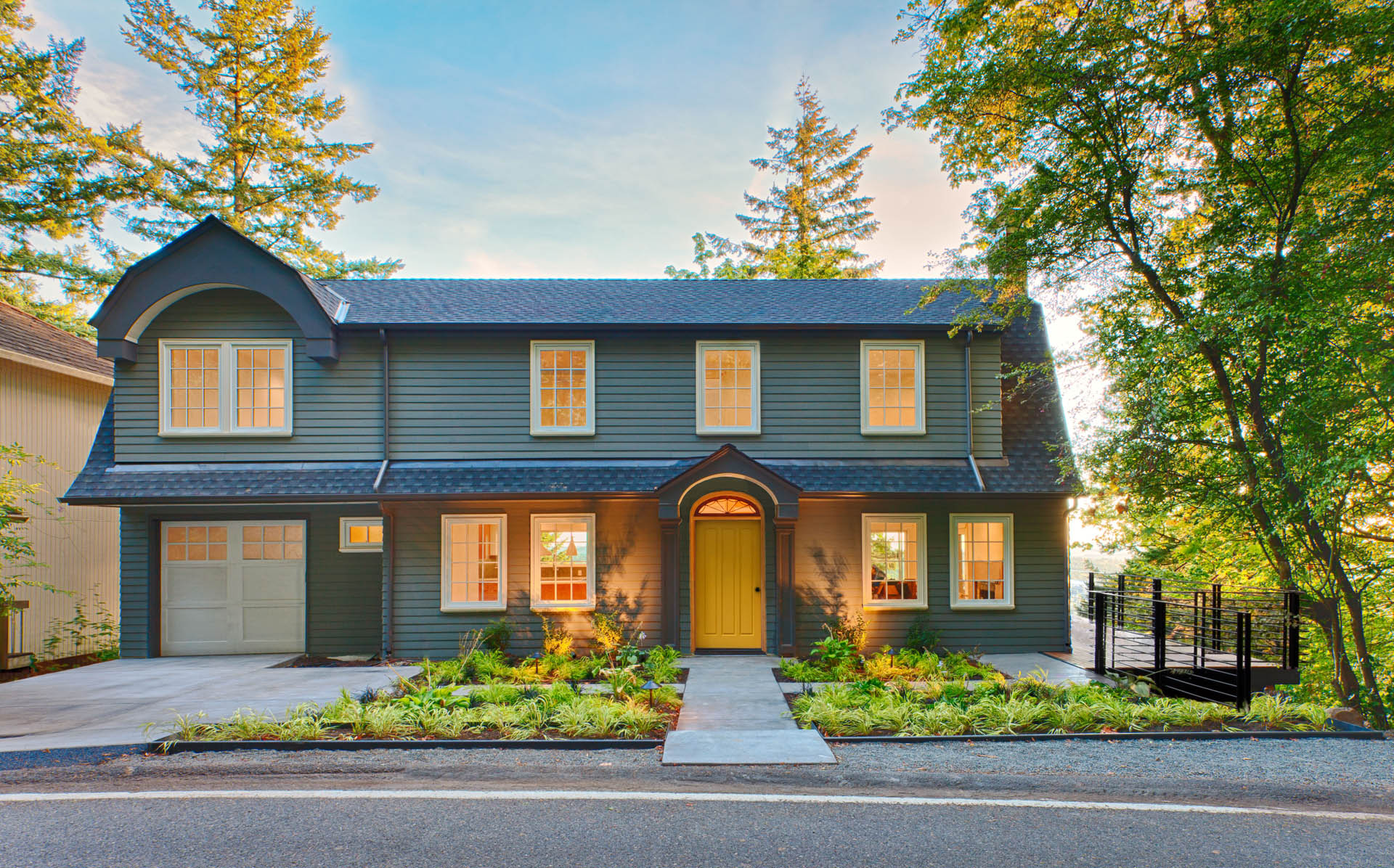 Restored exteriors with modern interior, Dutch Colonial