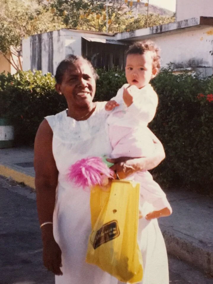 Me and Emilia in the early 90’s.