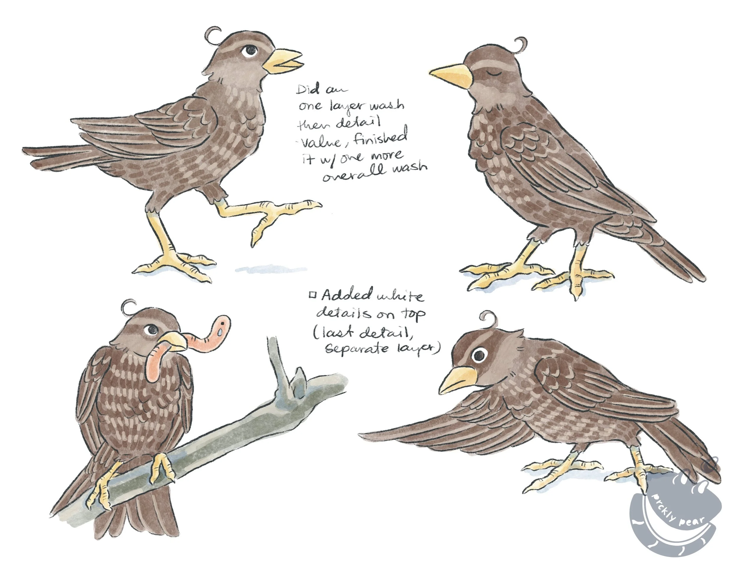This a character sheet I did for a client's book proposal.