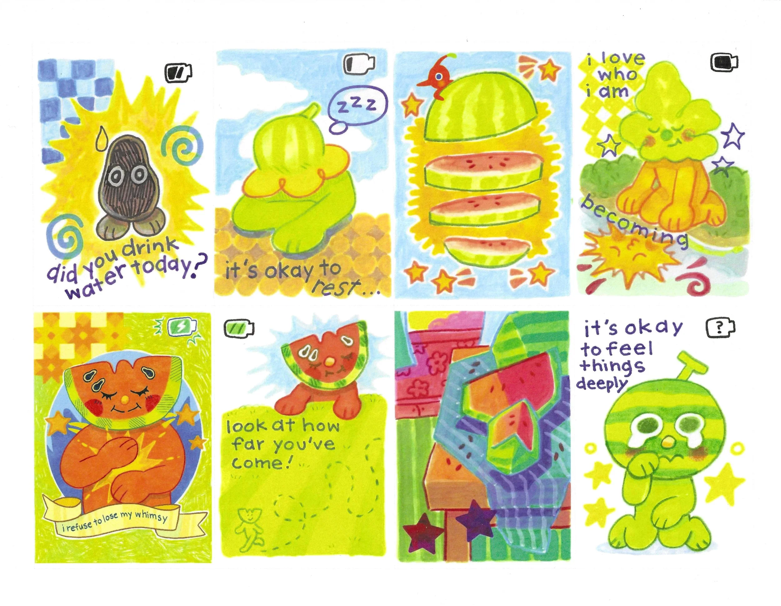 Melon Patch Trading Cards