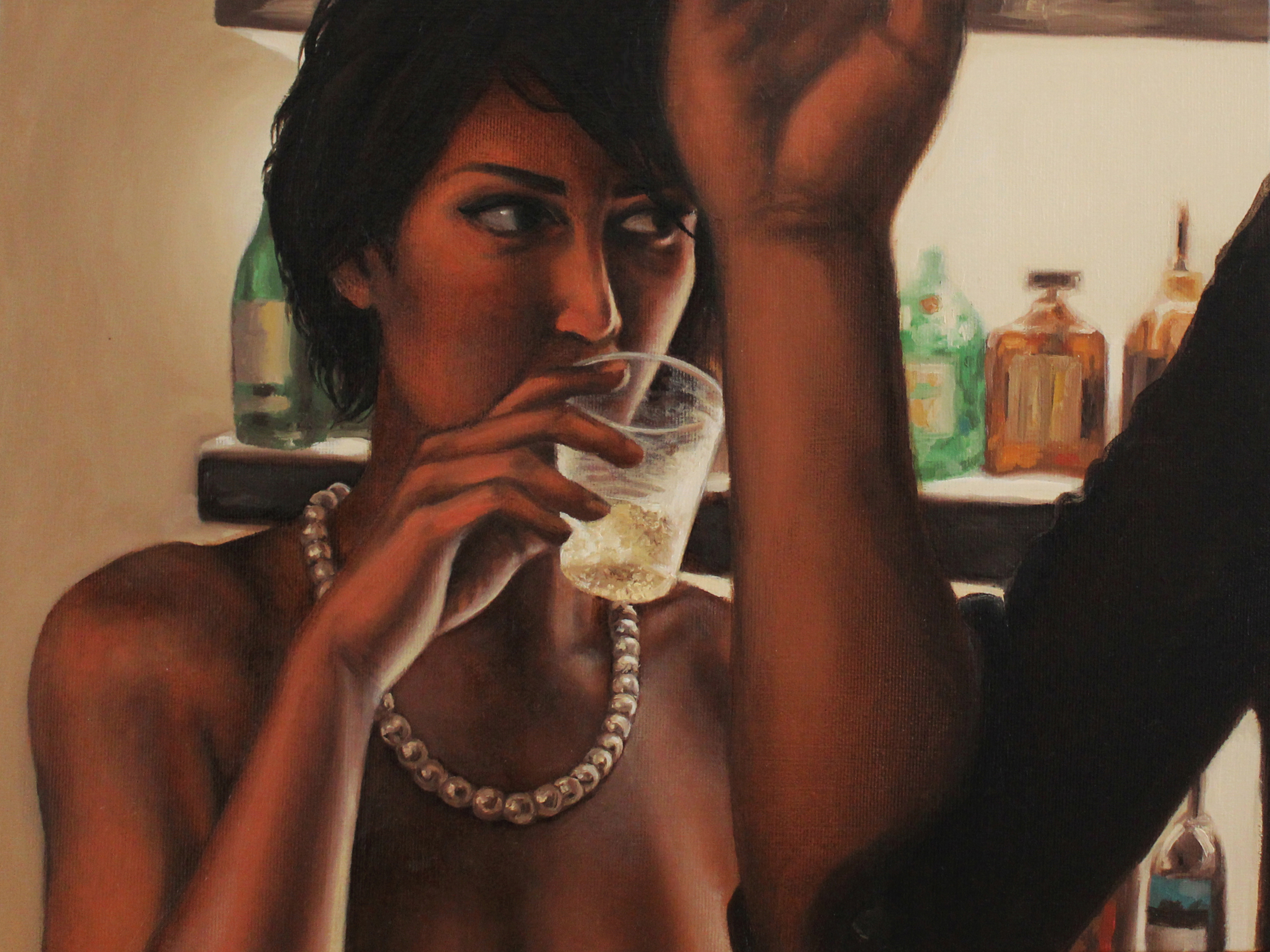 Prosecco (Oil on Canvas, 15"x12", 2011) SOLD