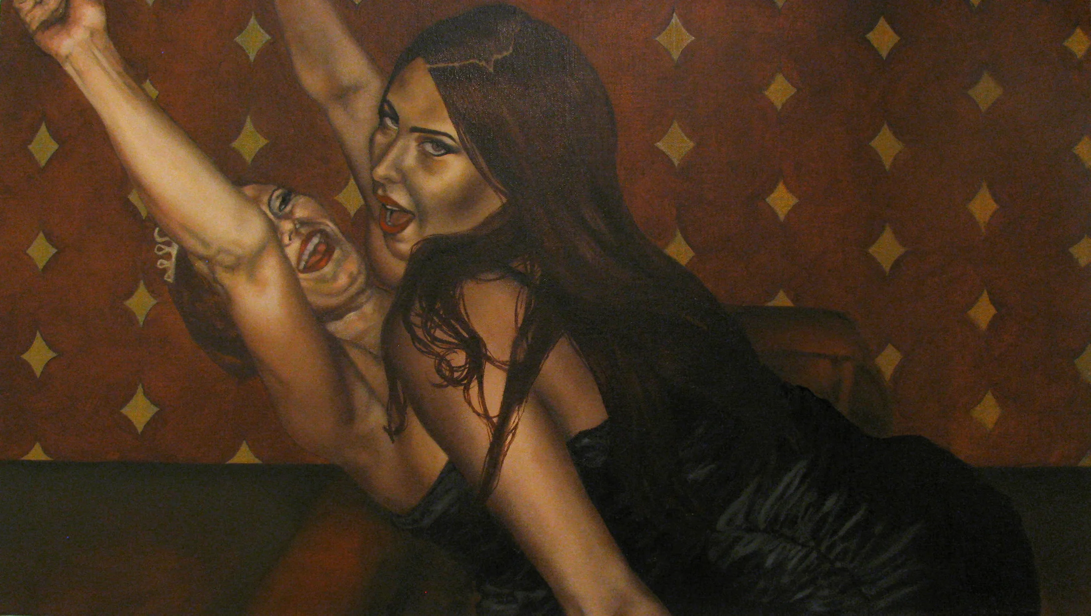 Pseudo-Celebrity (Oil on Canvas, 30"x17", 2009) SOLD