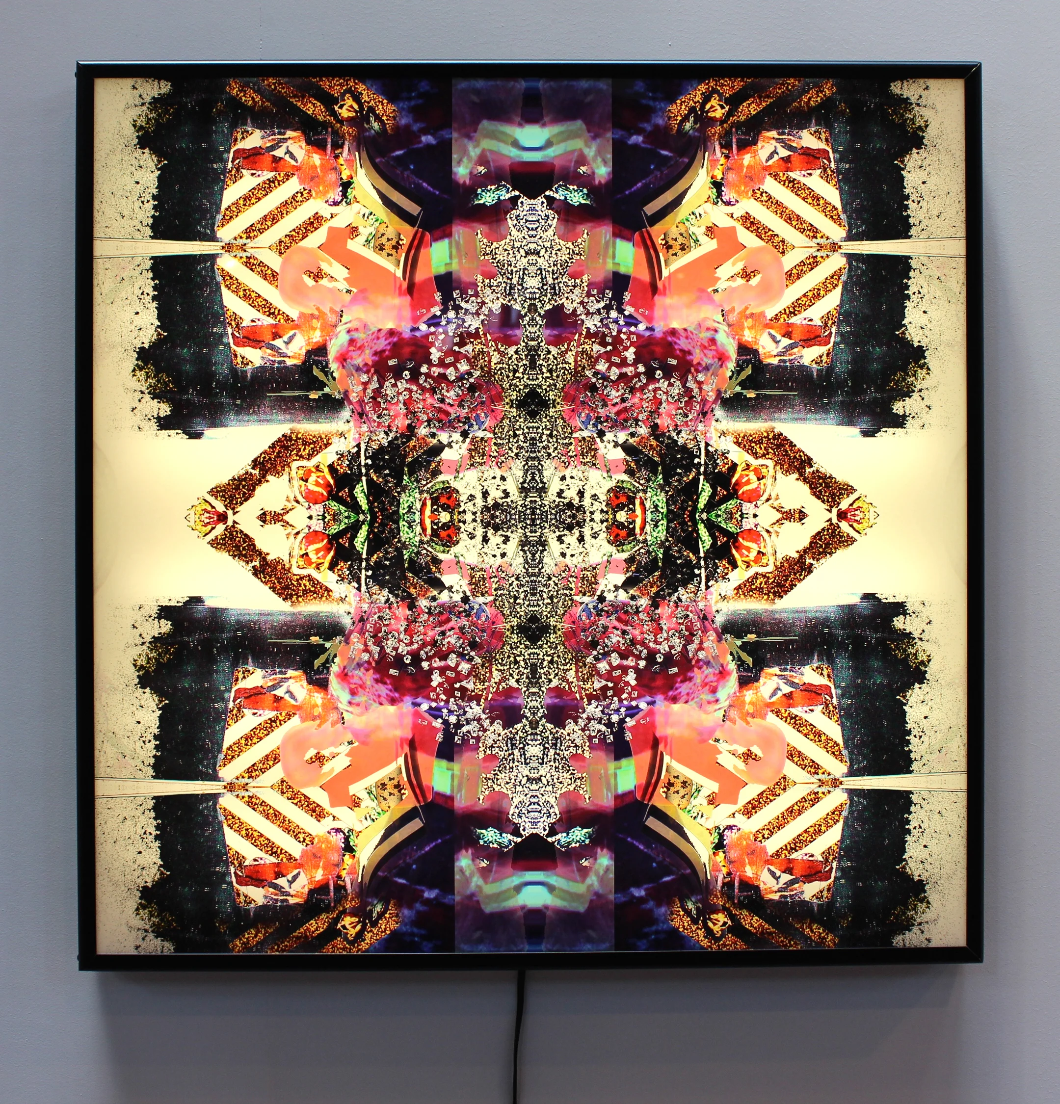 Hallucination of Speculation (Light Box, 36"x36"x3", 2014)