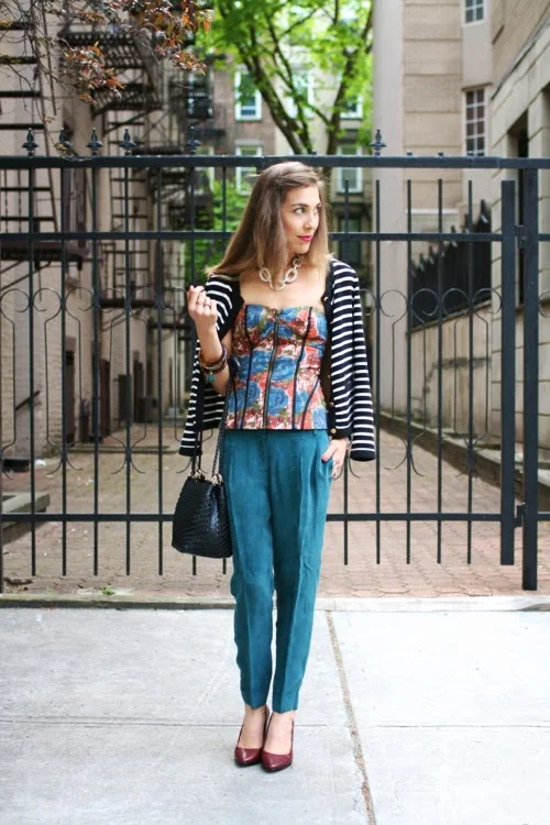 Concrete Catwalk // Corset Sweater-set 