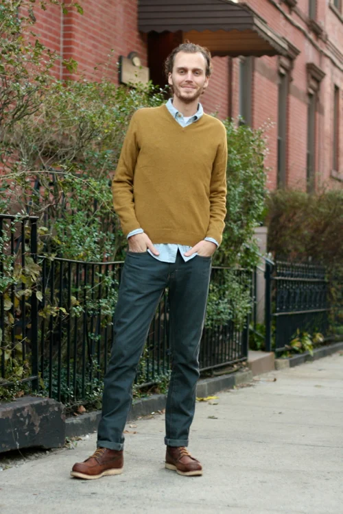 red wing boot outfit