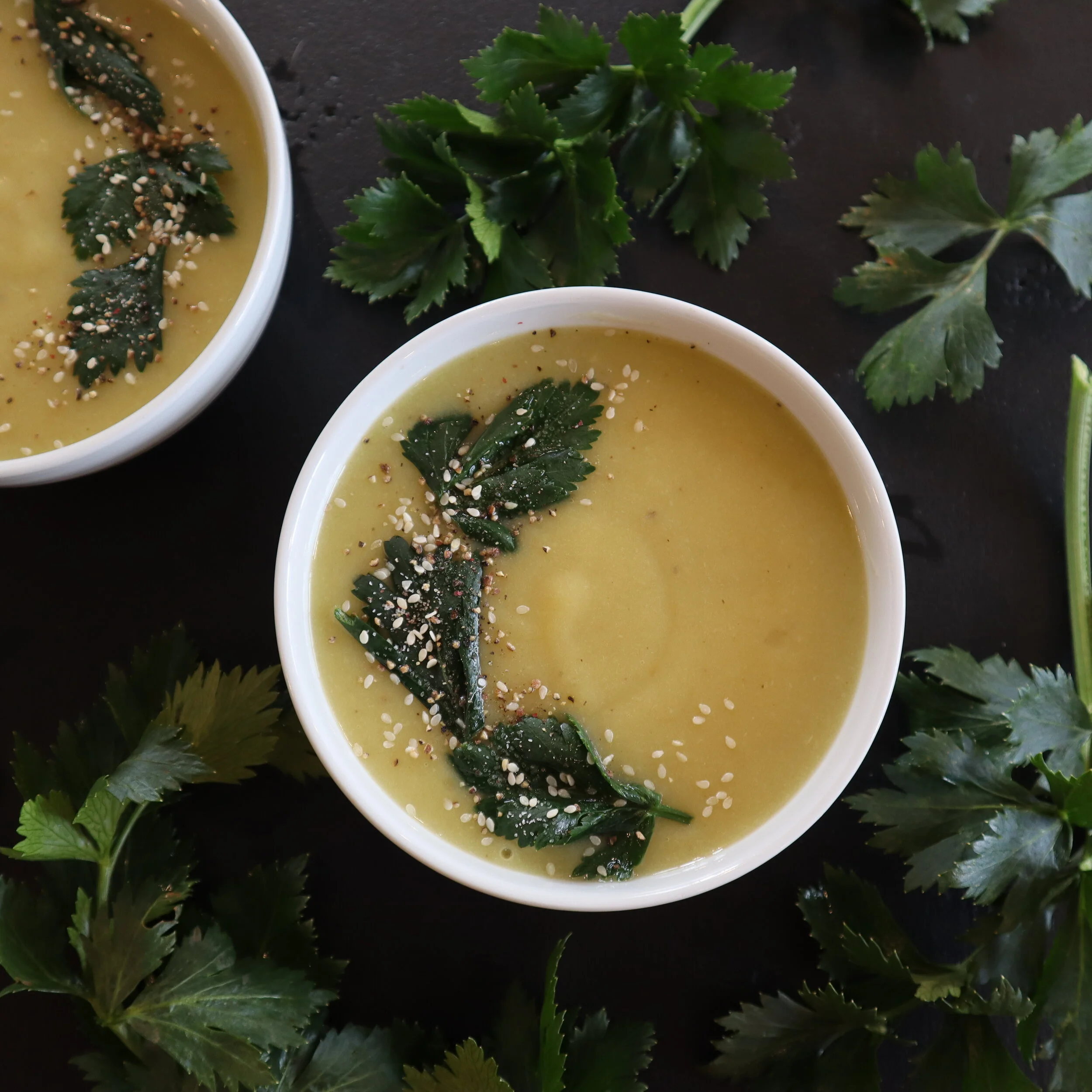 Cozy Celery Root Soup — Spade & Plow