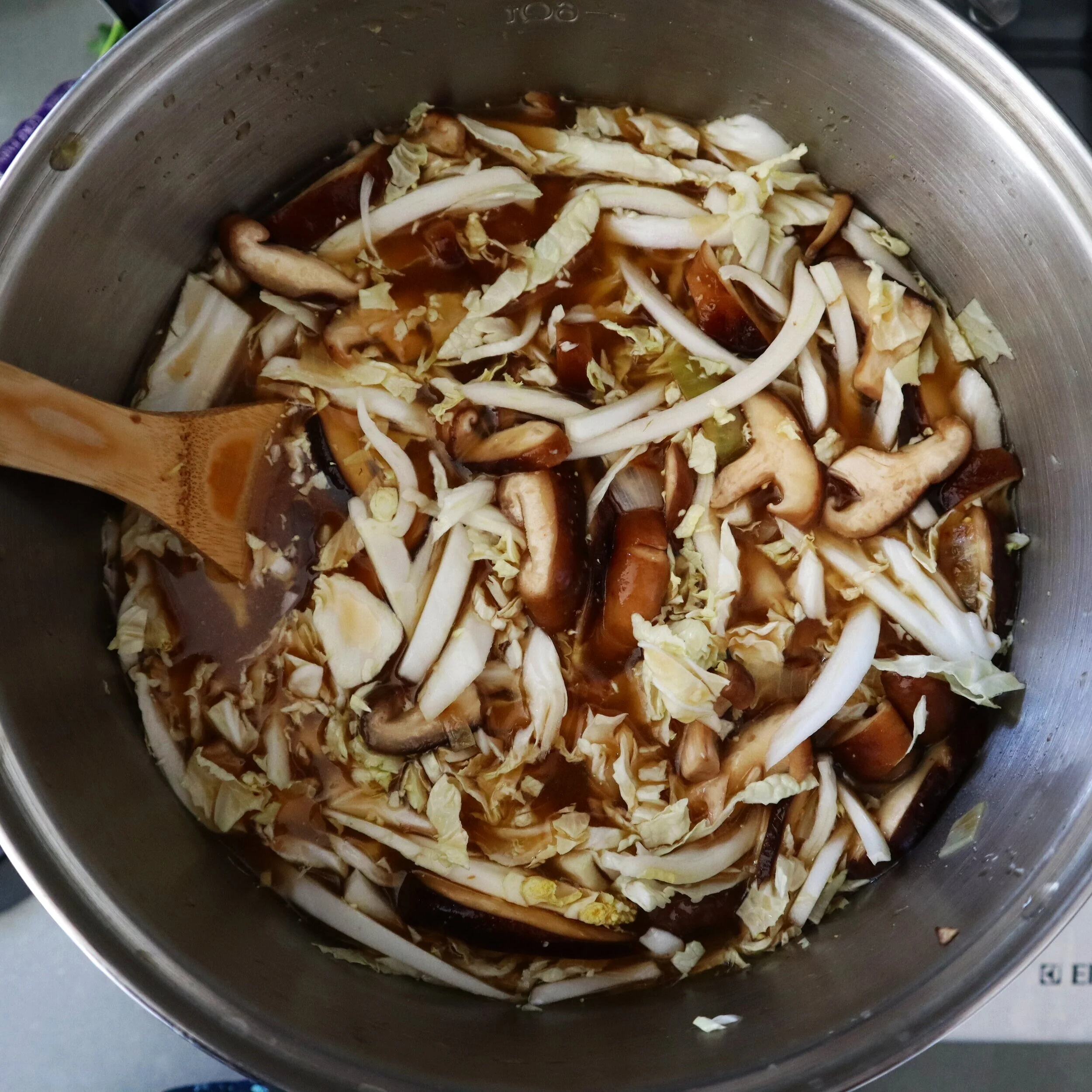 Napa Cabbage Miso Soup w/ Shiitake Mushrooms — Spade & Plow