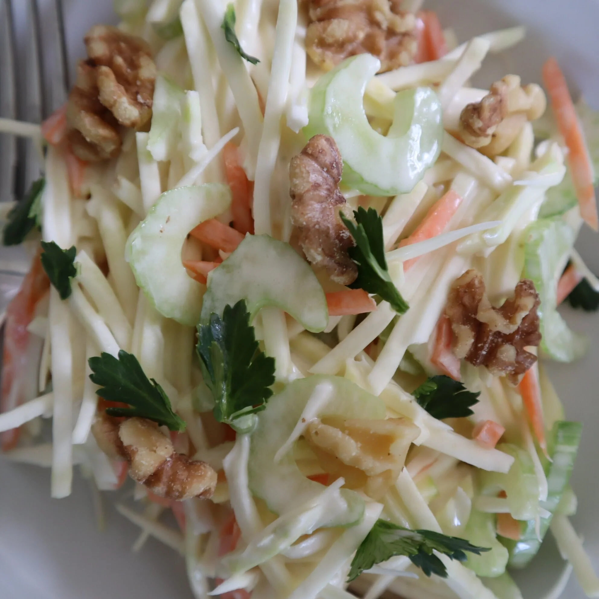 Simple Celery Root Slaw — Spade & Plow