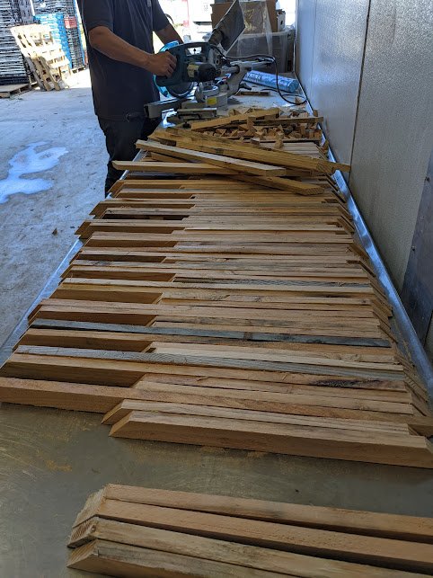 Farmer Nick &amp; a Miter saw can accomplish great things. Drying racks in the making!