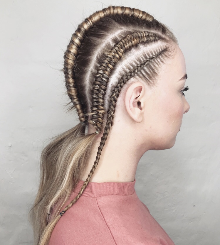 Cornrow and F8 Braids
