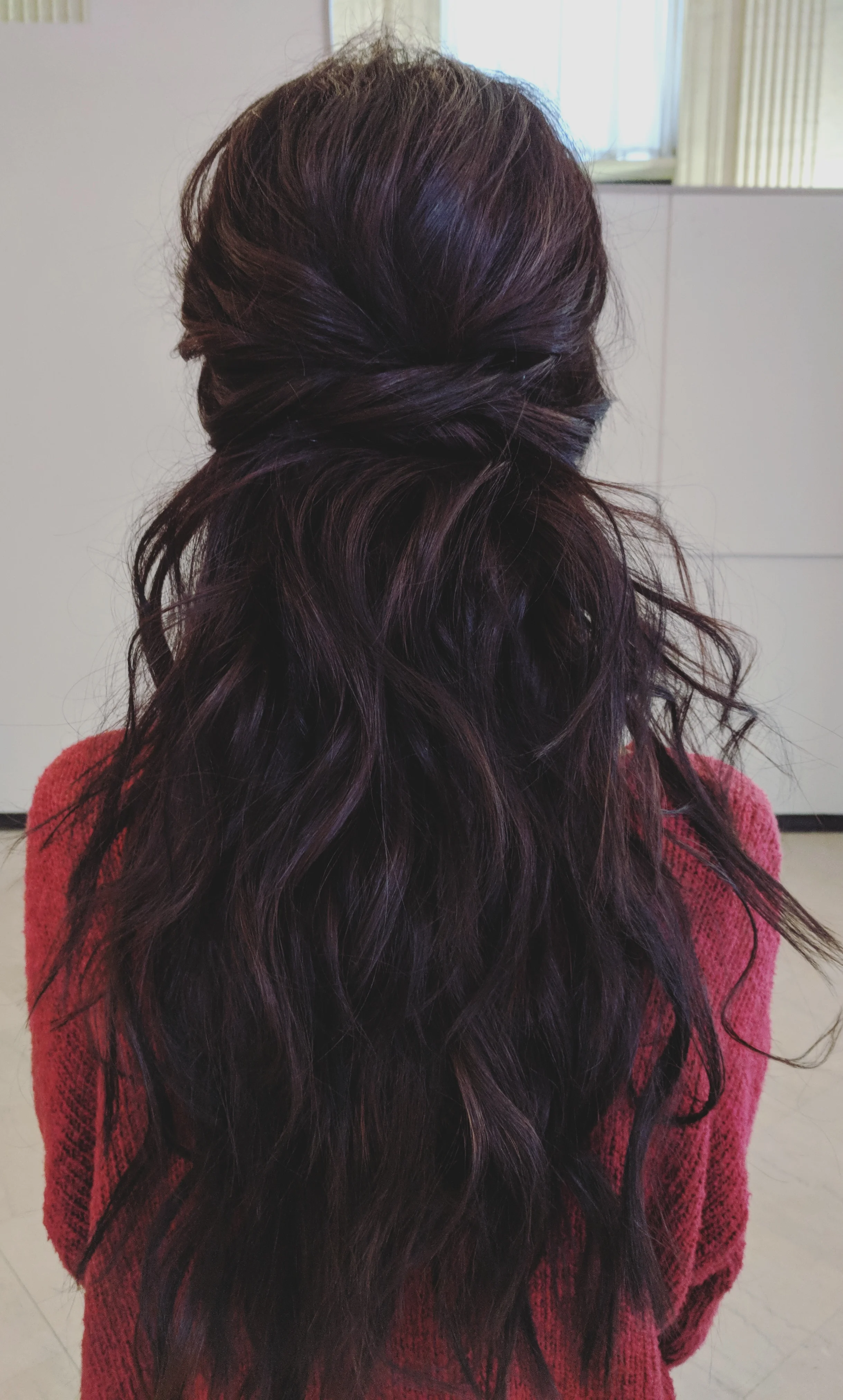Textured Half-Up